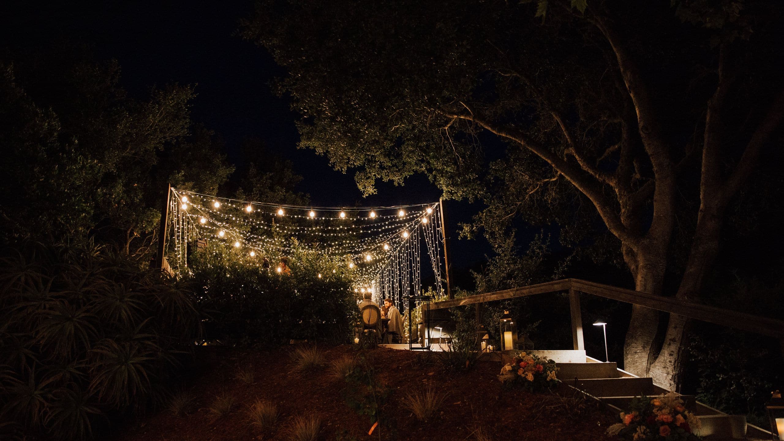 Alila Ventana Big Sur Sky Terrace Nighttime Path