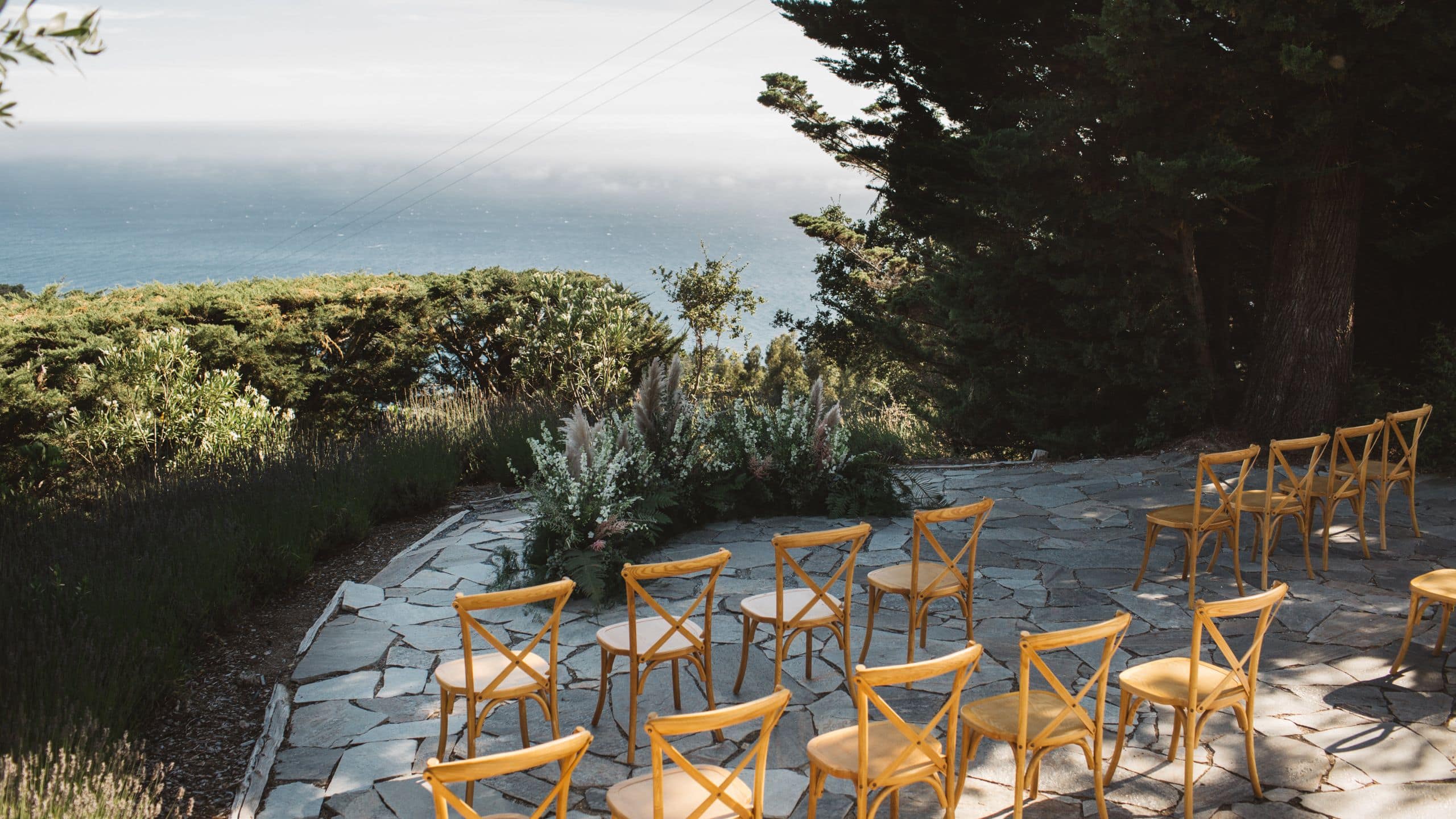 Alila Ventana Big Sur Sur Vista Ceremony Rustic Altar