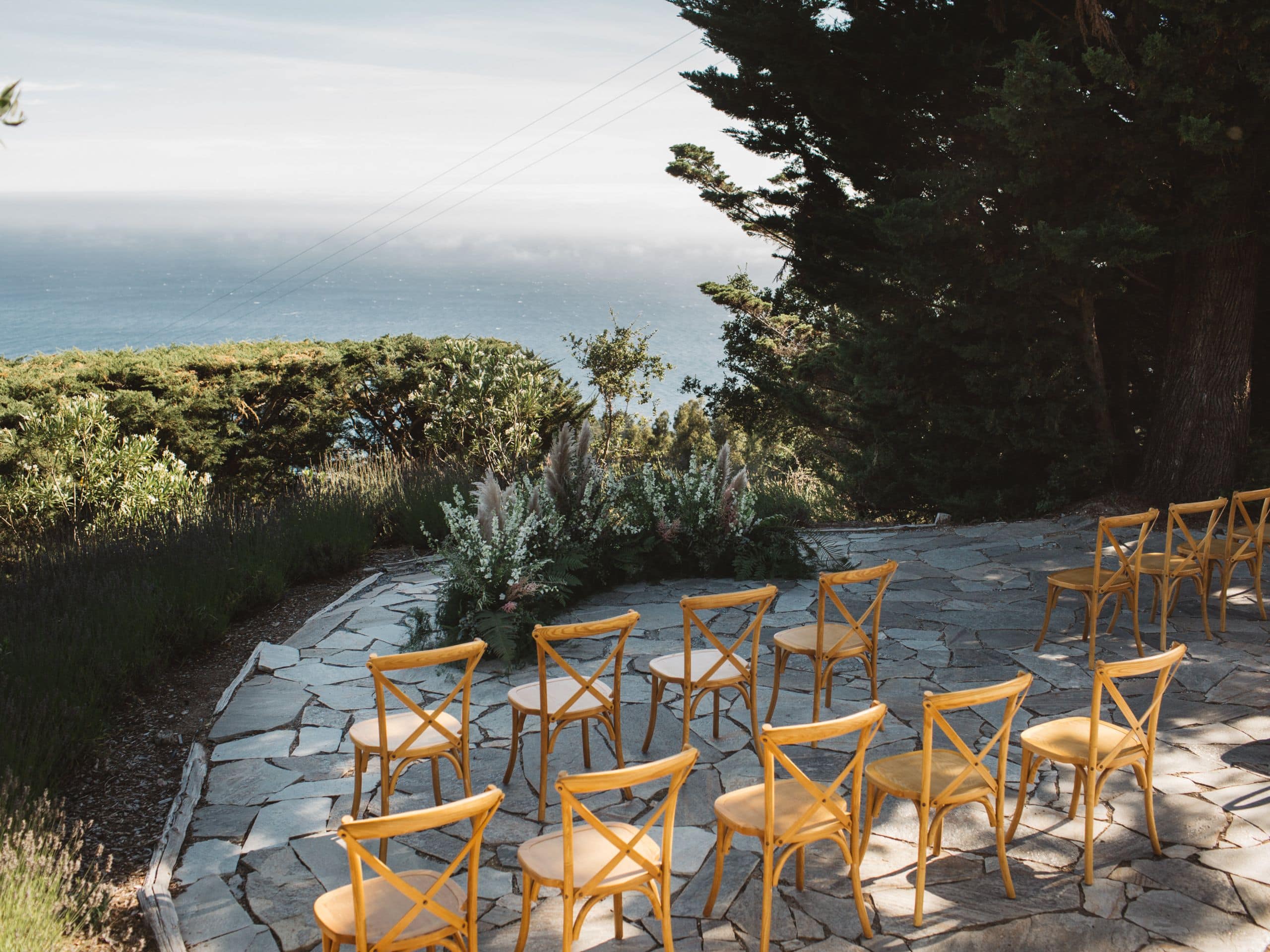 Alila Ventana Big Sur Sur Vista Ceremony Rustic Altar