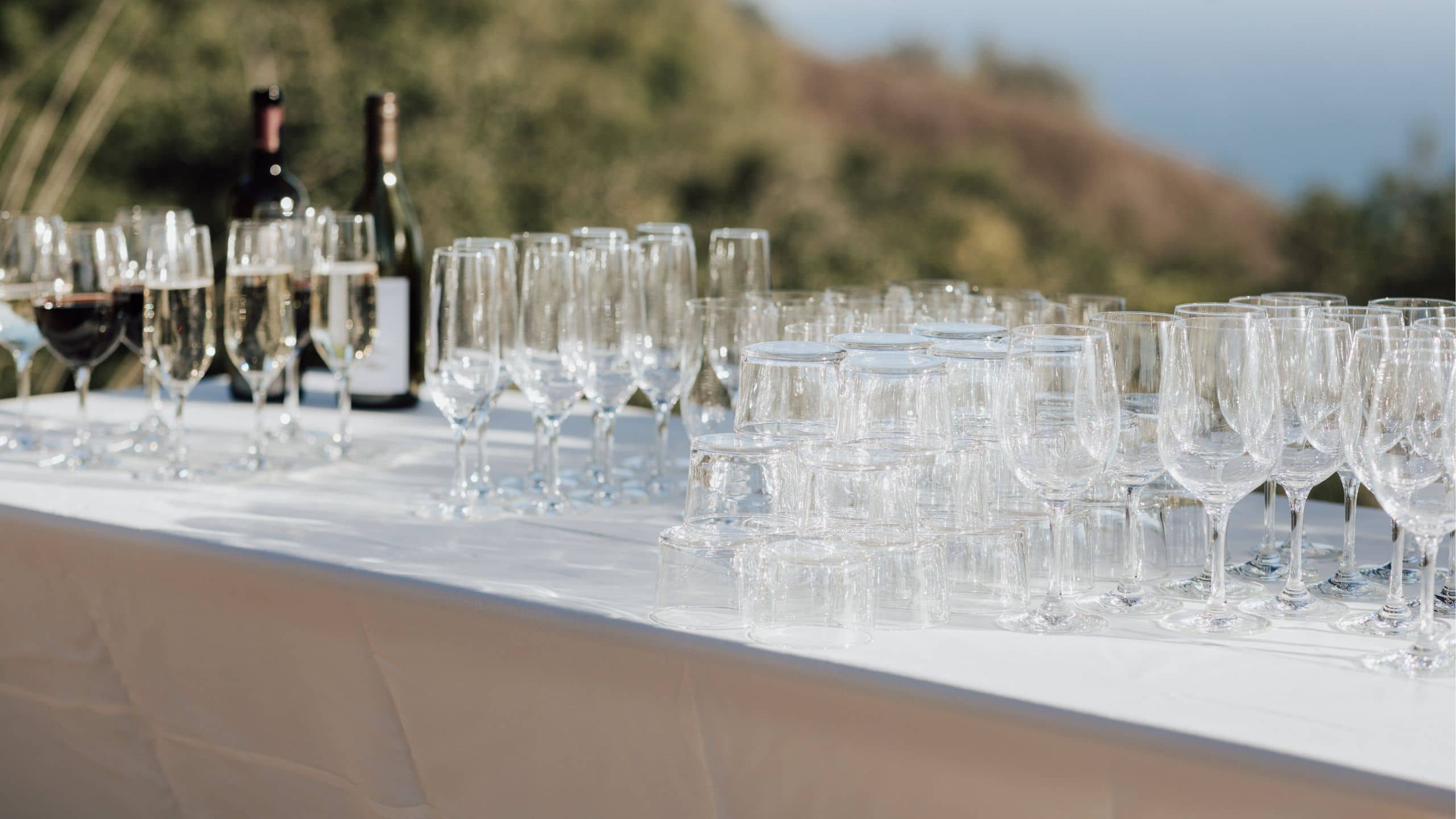 Alila Ventana Big Sur Weddings Glass House Champagne Bar