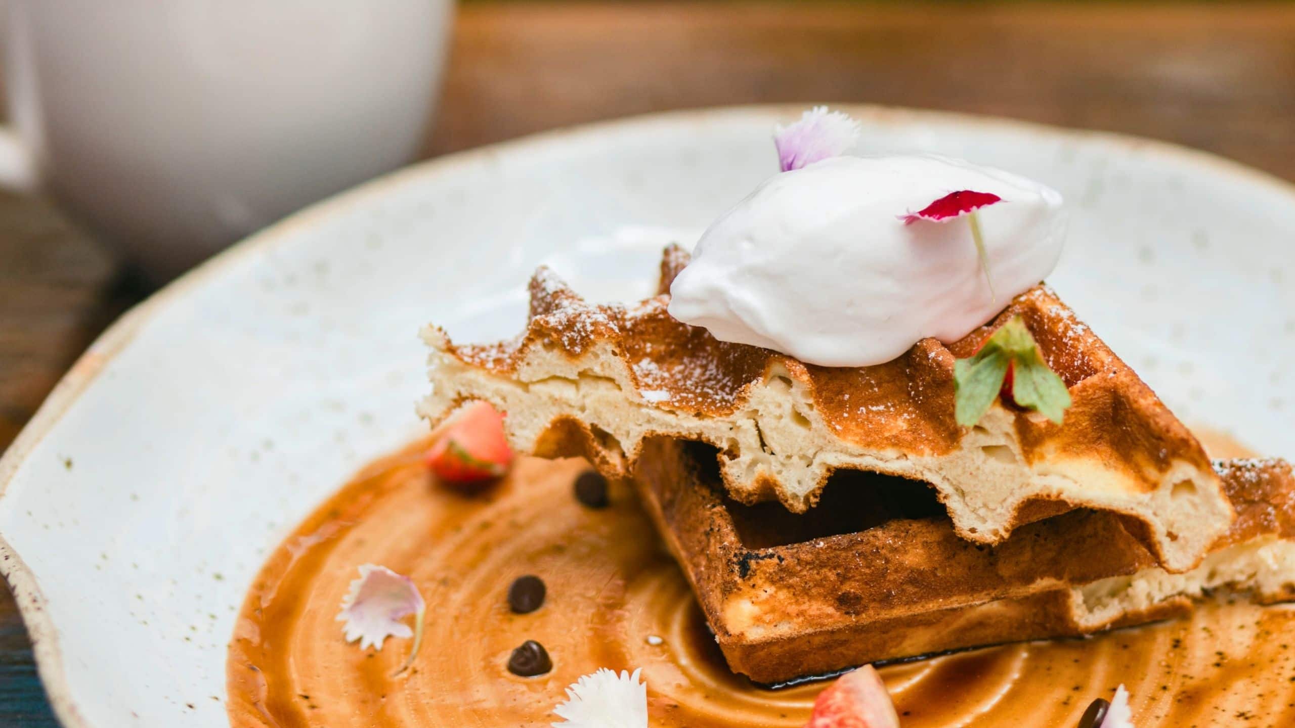 Hyatt Centric Candolim Goa Breakfast Waffle