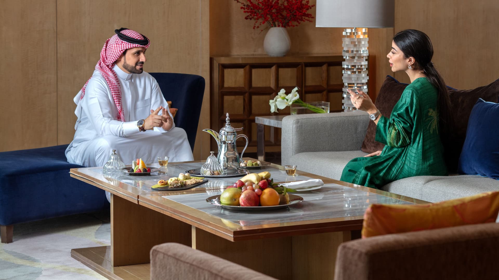 12 من 12 Hyatt Regency Riyadh Olaya Royal Suite Living Area
