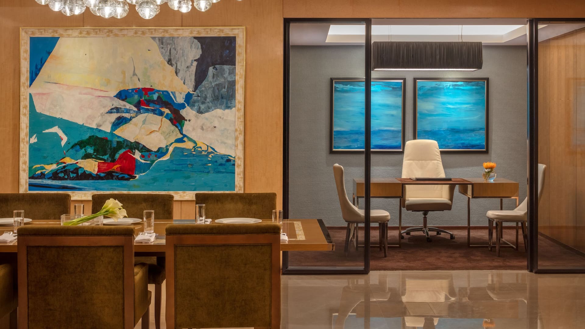 Hyatt Regency Riyadh Olaya Royal Suite Office Area