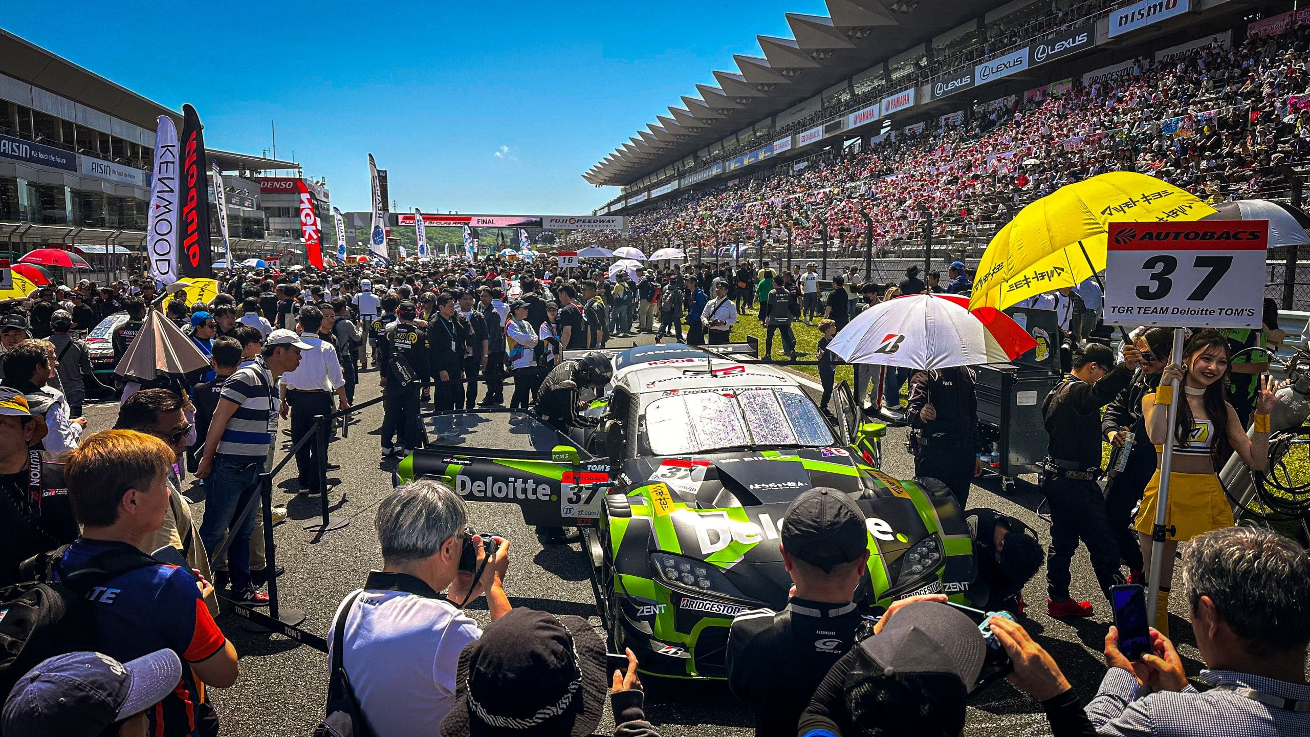 Fuji Speedway Hotel Super Gt Race 2024 Grid Walk Front