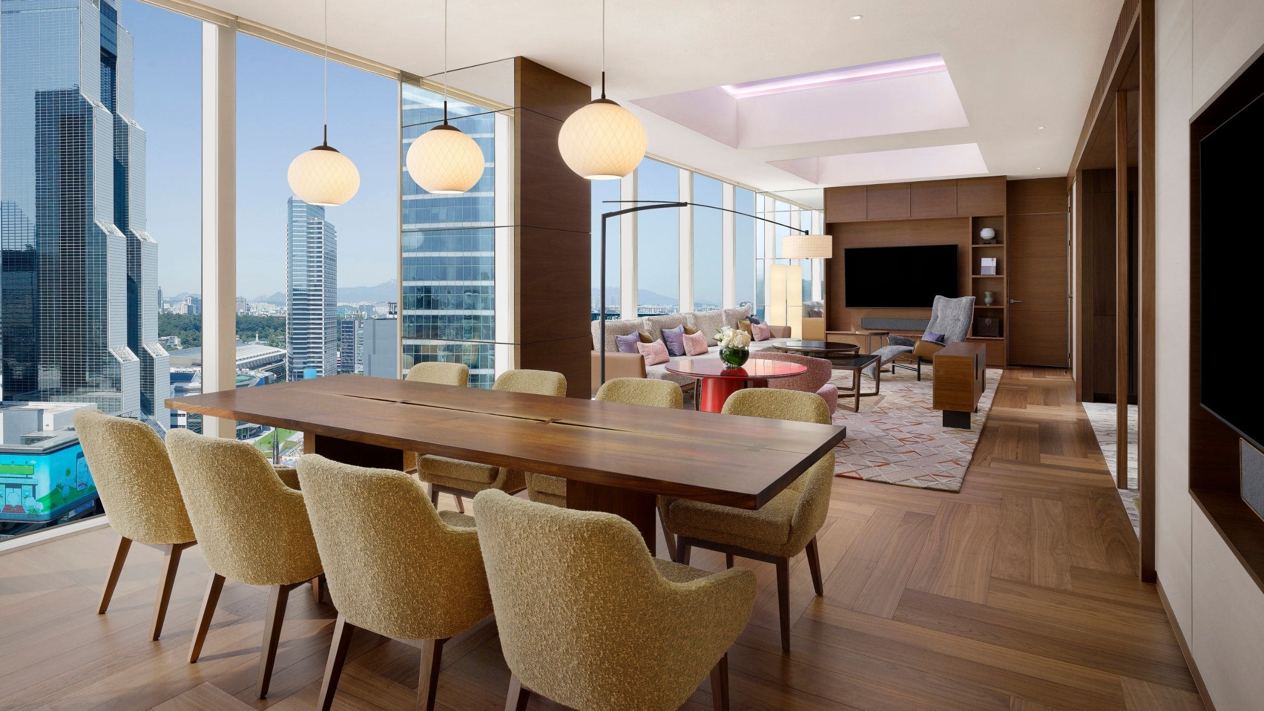 Park Hyatt Seoul Diplomatic Suite Living Room