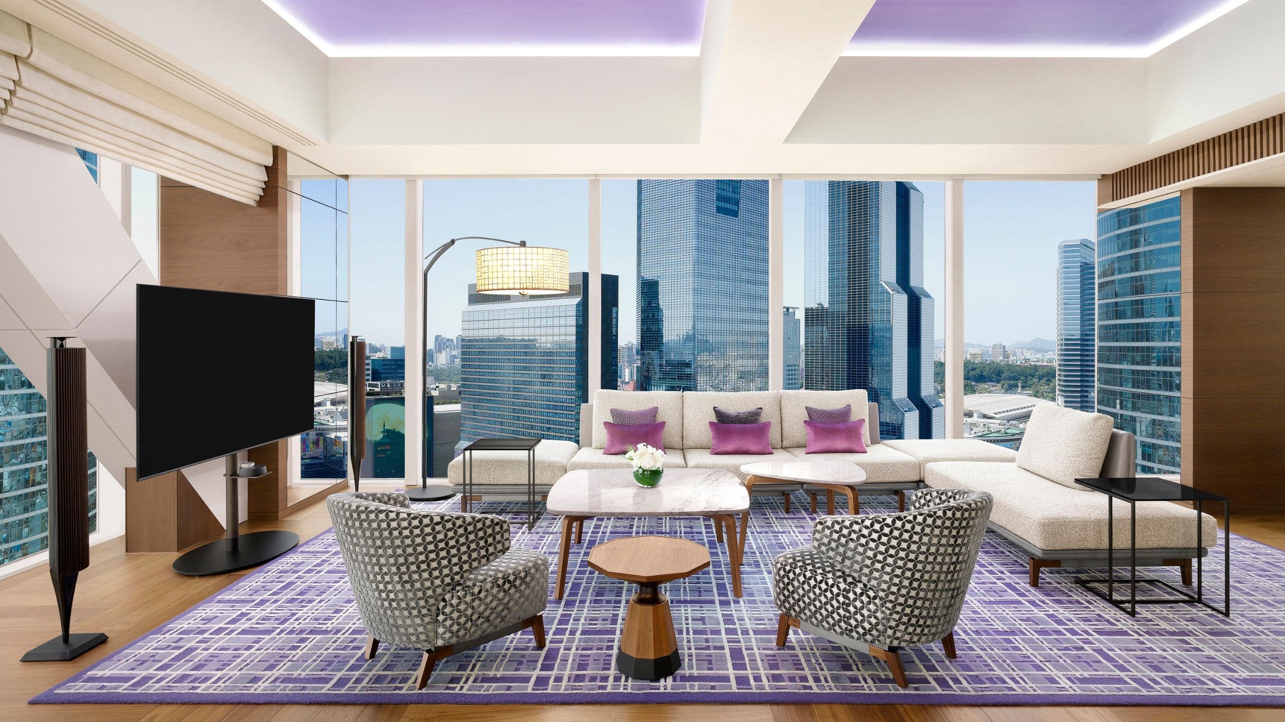 3/8 Park Hyatt Seoul Presidential Suite Living Room Sofa