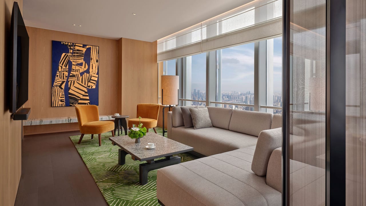 Park River View Suite Deluxe Living Room