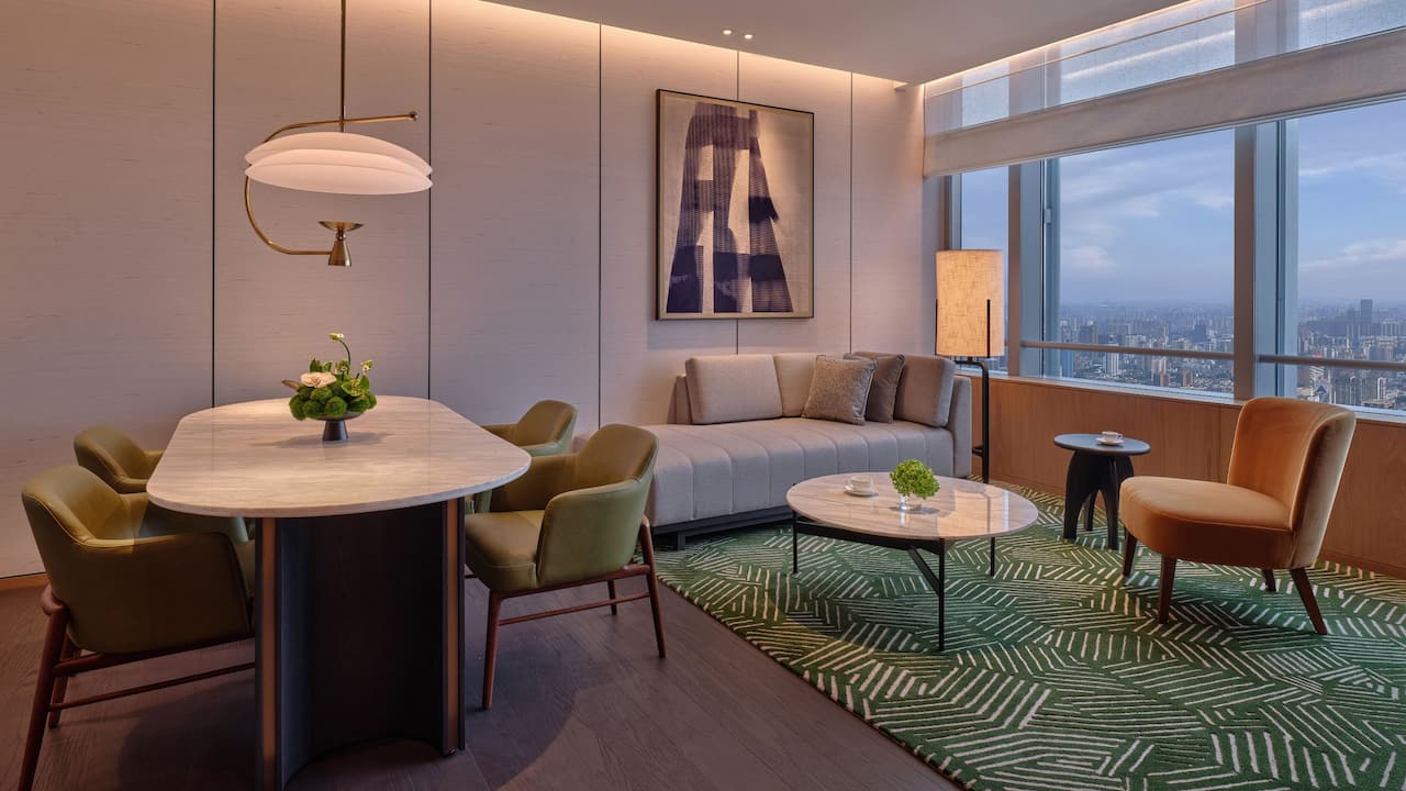 Park River View Suite Living Room