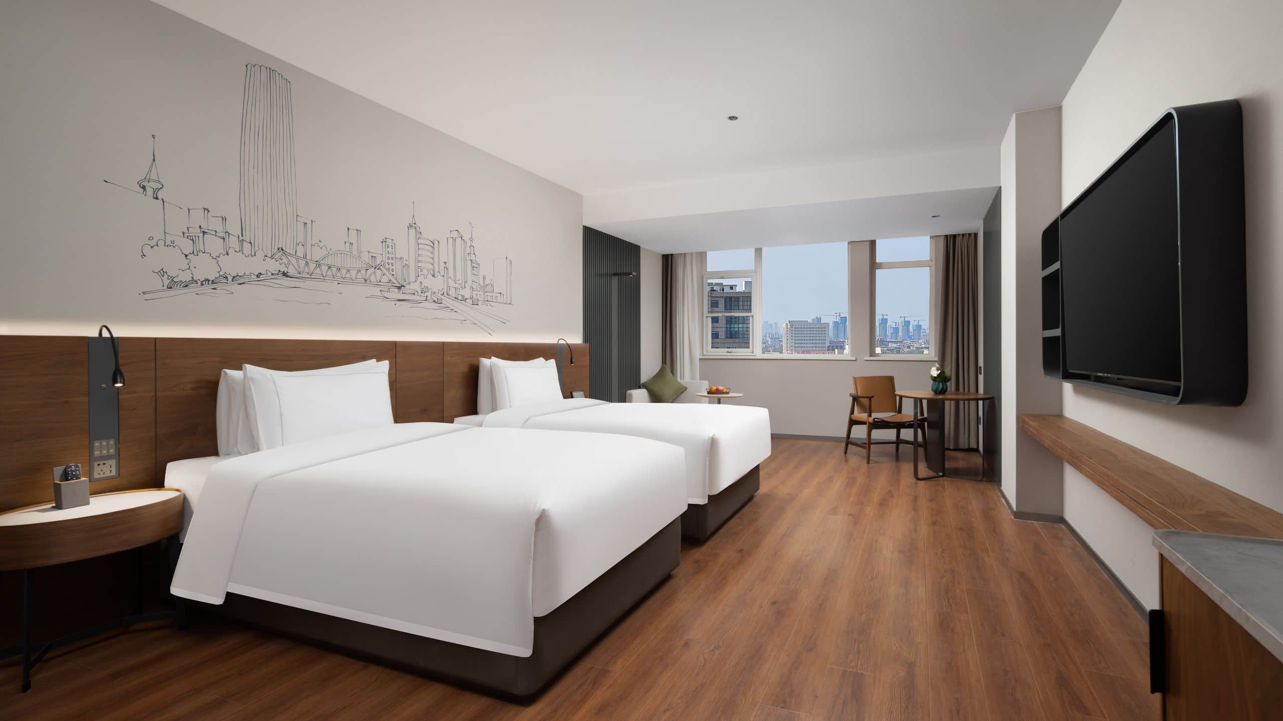 UrCove Tianjin West Railway Station Uc073 Executive Twin Room