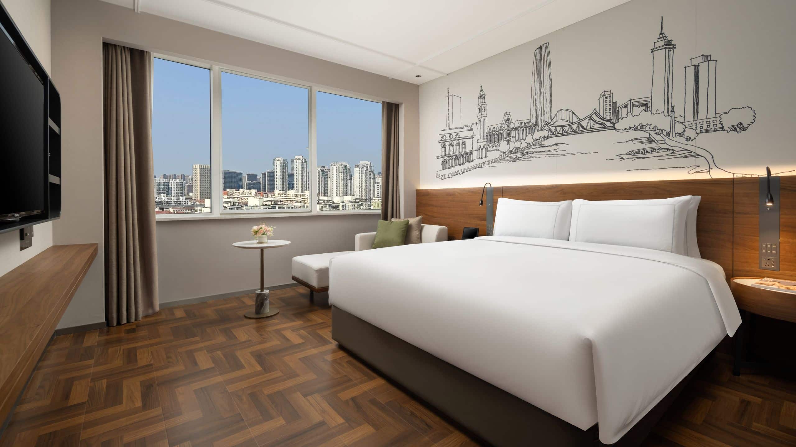 UrCove Tianjin West Railway Station Suite Bed