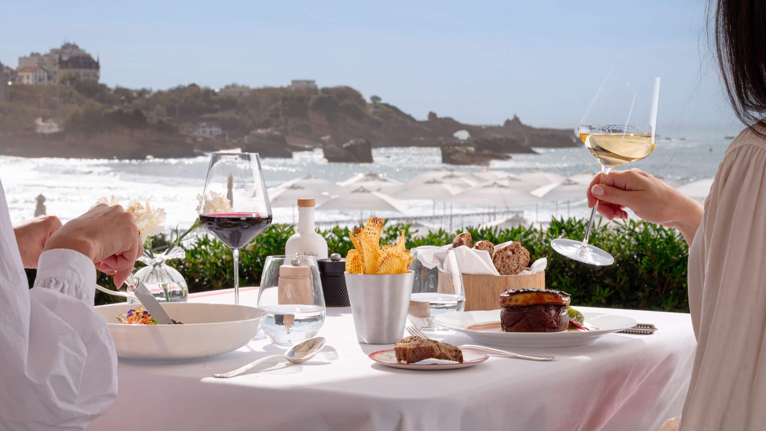 Hôtel du Palais Biarritz Larotonde Terrace Lifestyle View