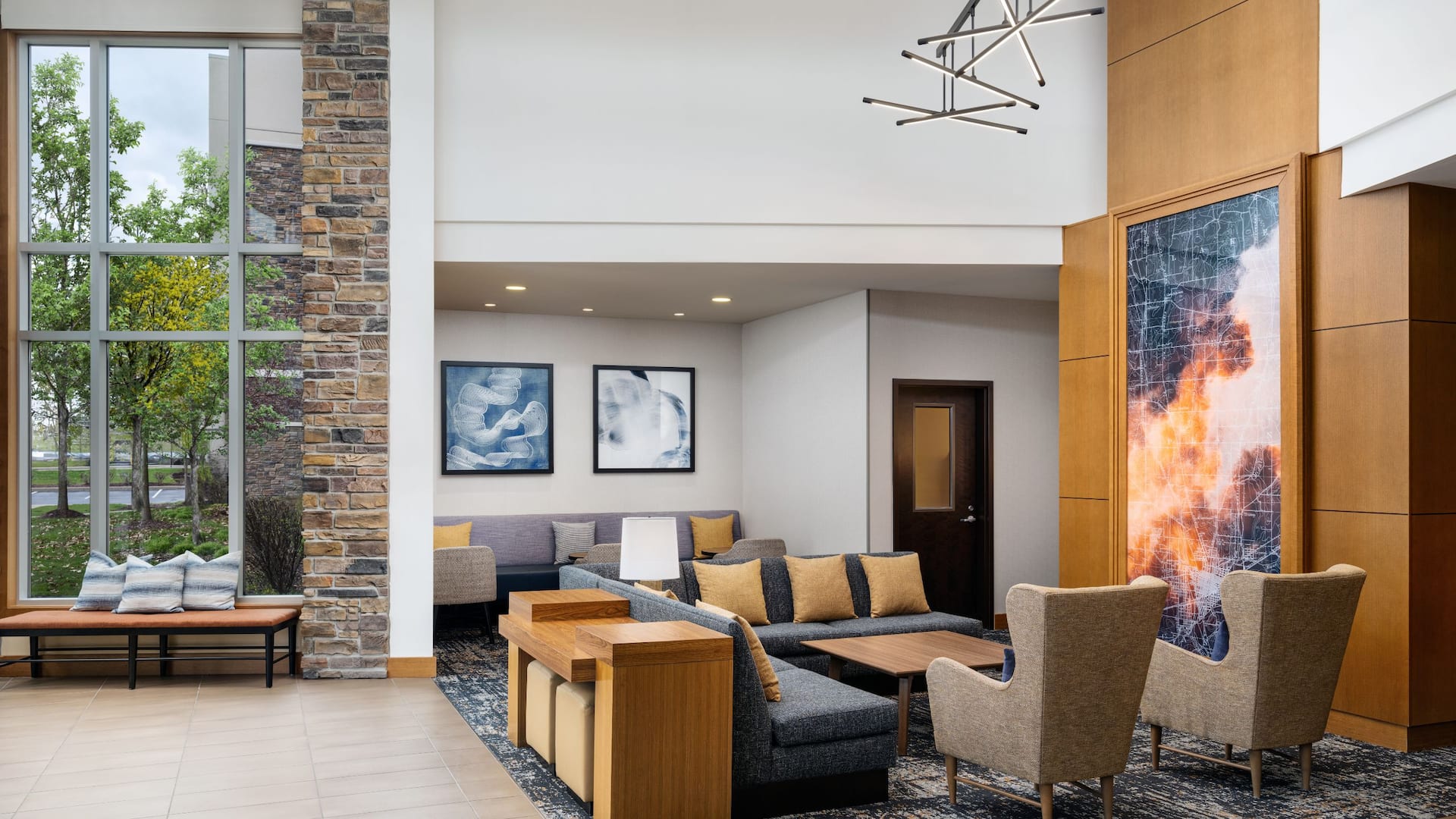 Hyatt Place Canton Lobby Seating