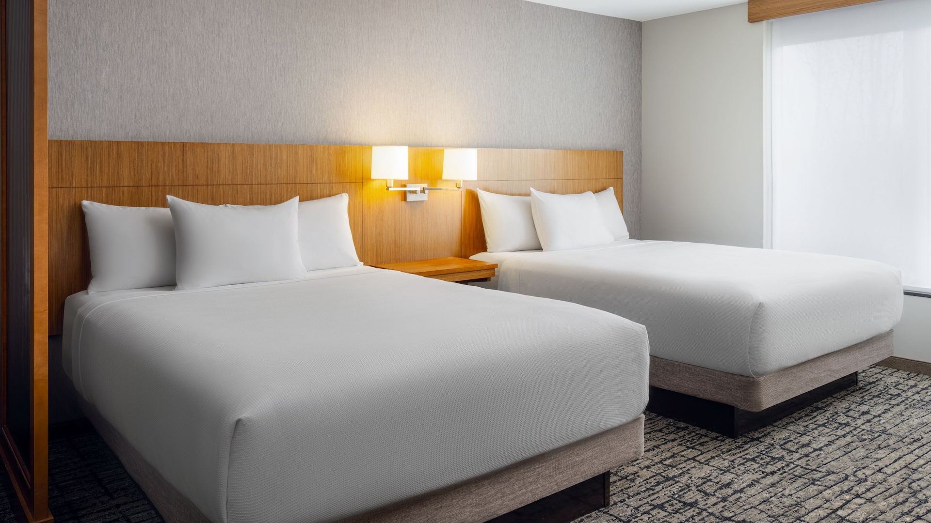 Hyatt Place Canton Two Queen Beds Guestroom Detail