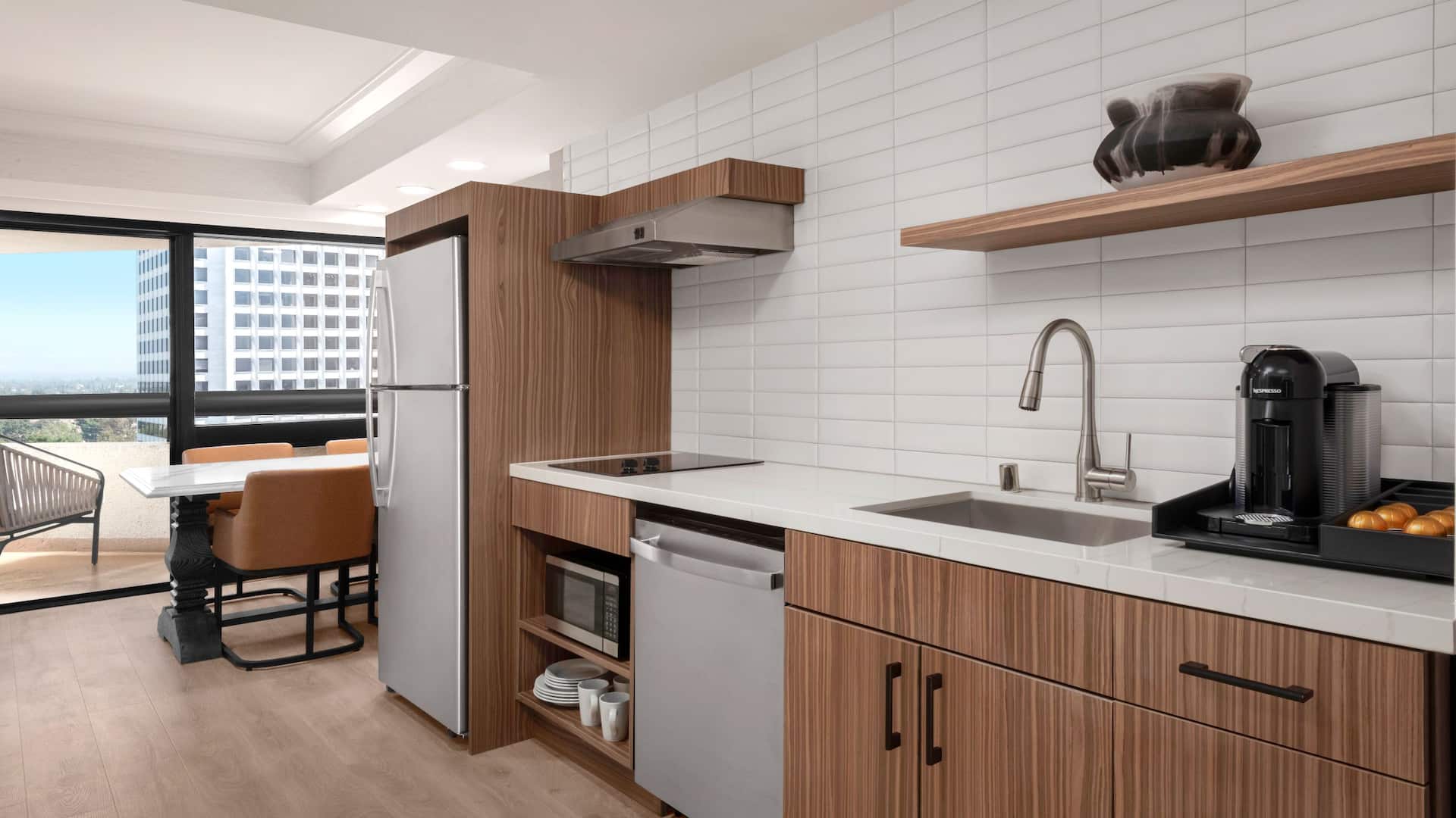 Hyatt Regency Irvine Extend Stay Suite Kitchen