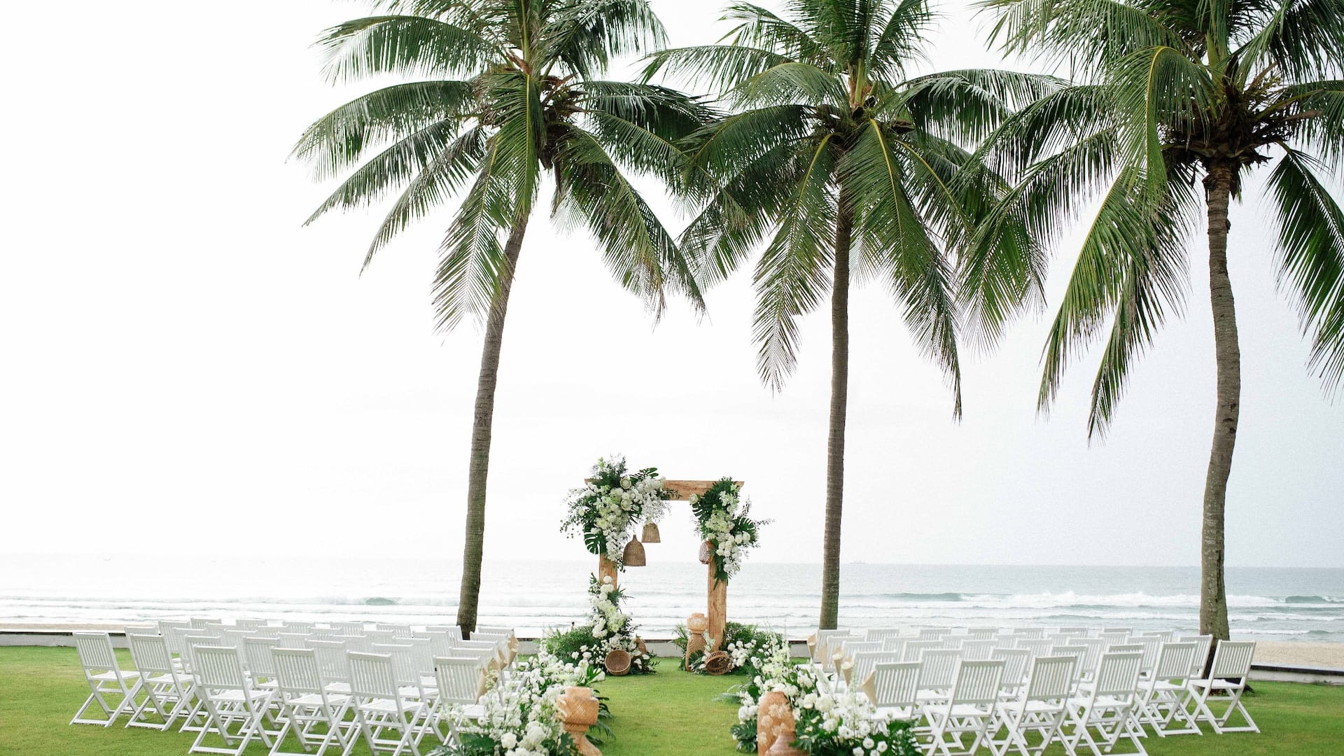 3/3 Hyatt Regency Danang Resort and Spa Wedding Ceremony Set Up Wide