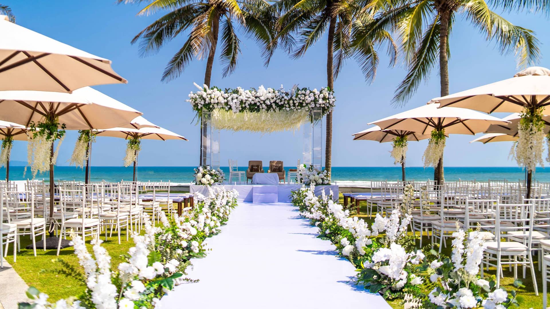 Hyatt Regency Danang Resort and Spa Wedding Ceremony Set Up