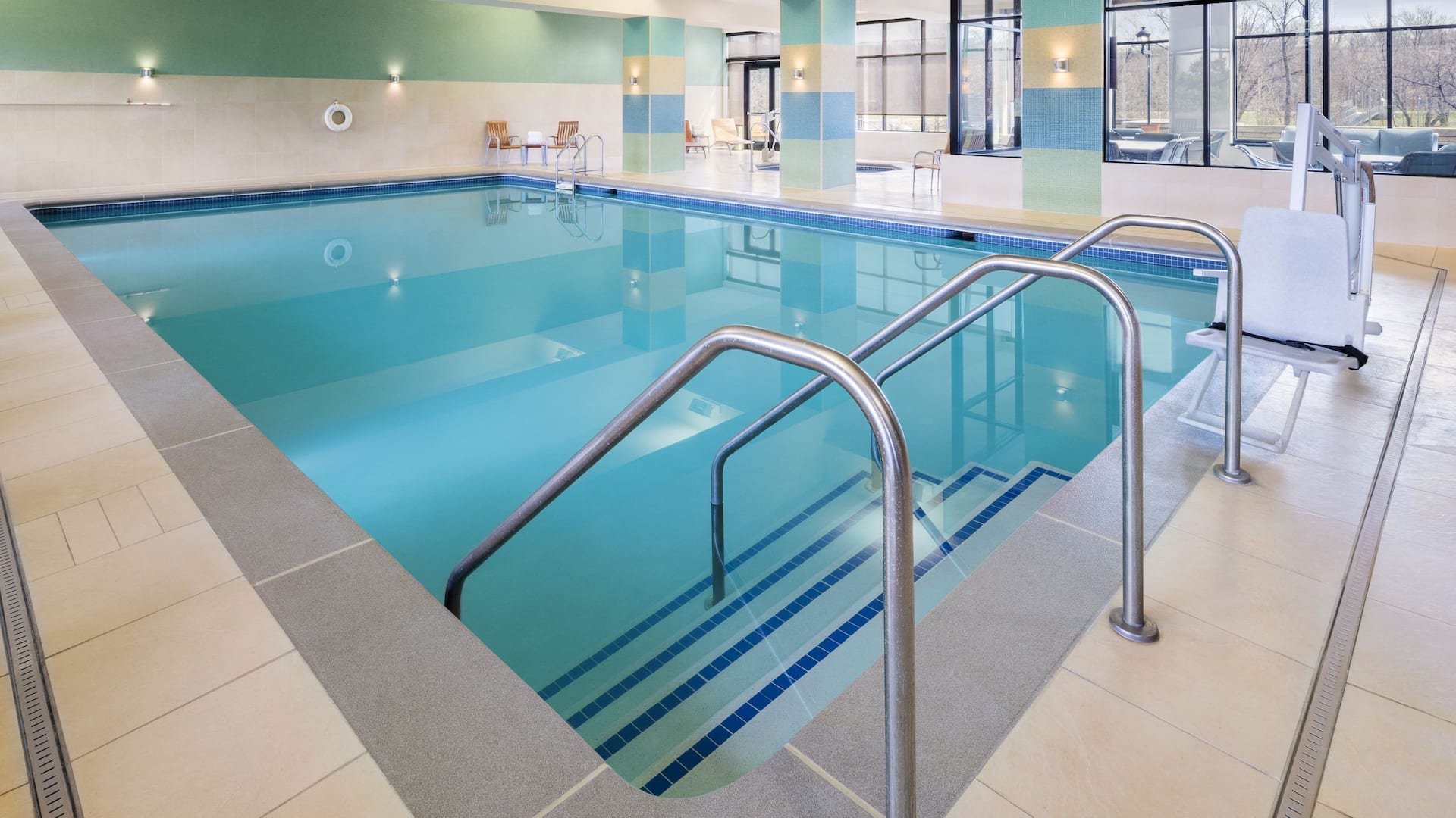 Hyatt Regency Coralville Hotel & Conference Center Pool Wide View