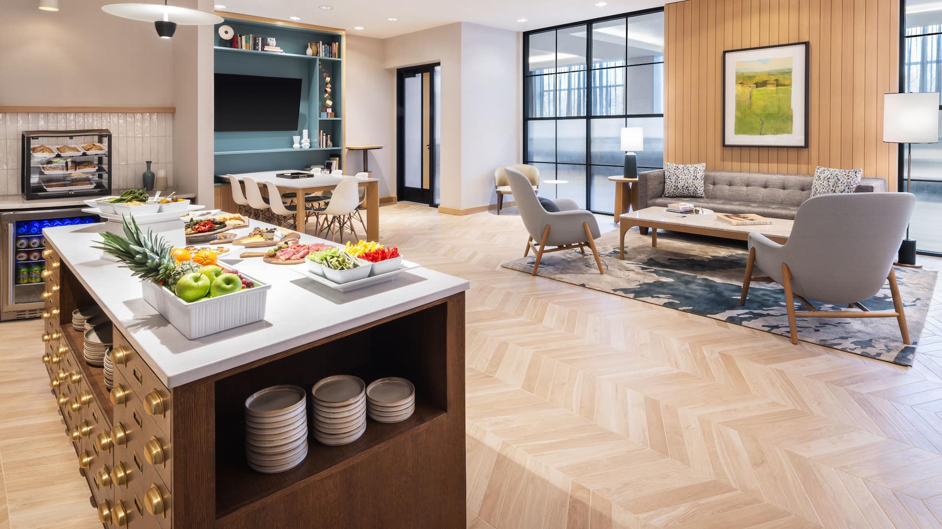 1 of 2 Hyatt Regency Coralville Hotel & Conference Center Regency Club Spread