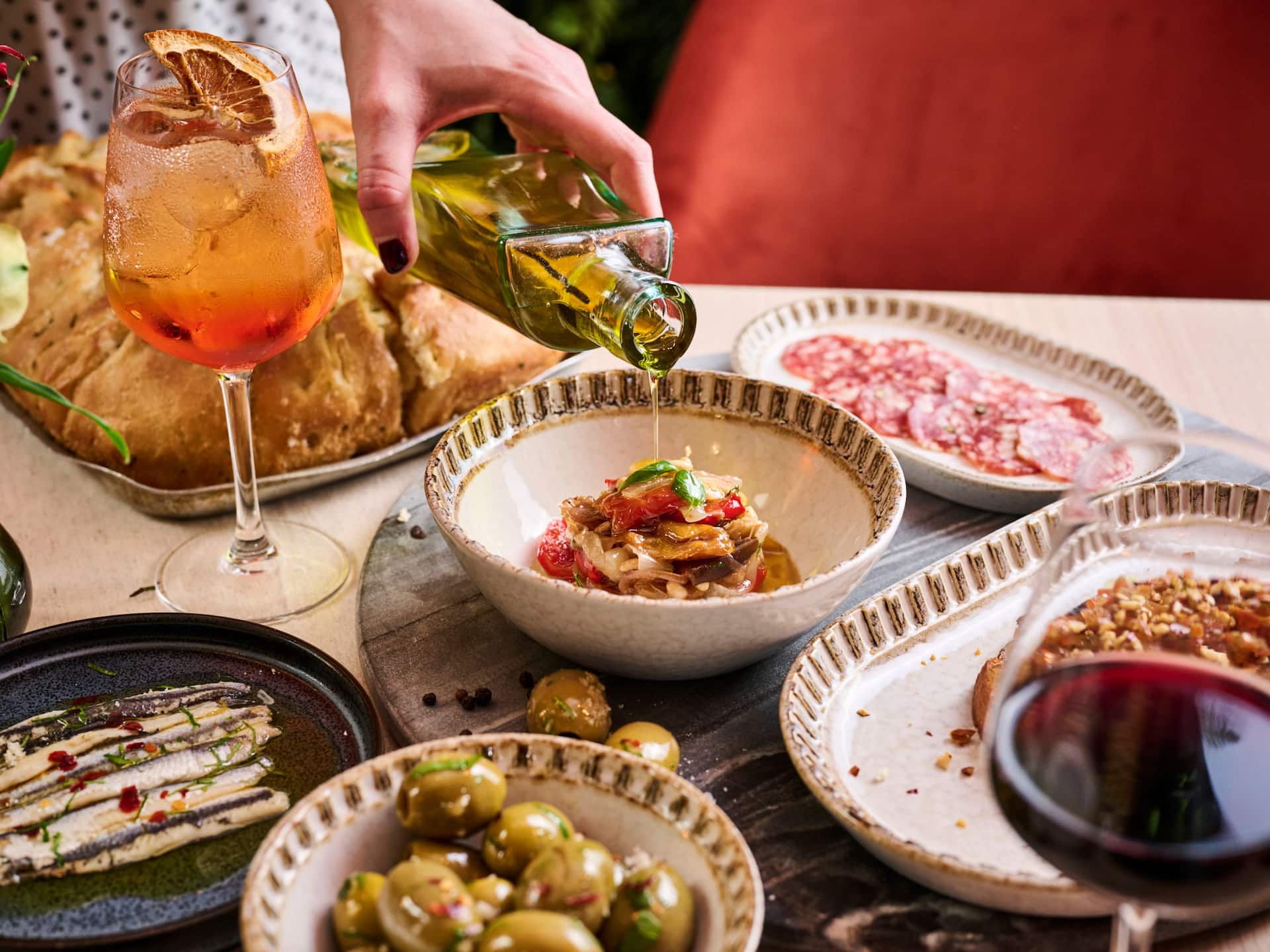 Sotto Cucina & Bar Sicilian restaurant, with authentic Italian dishes & wine.
