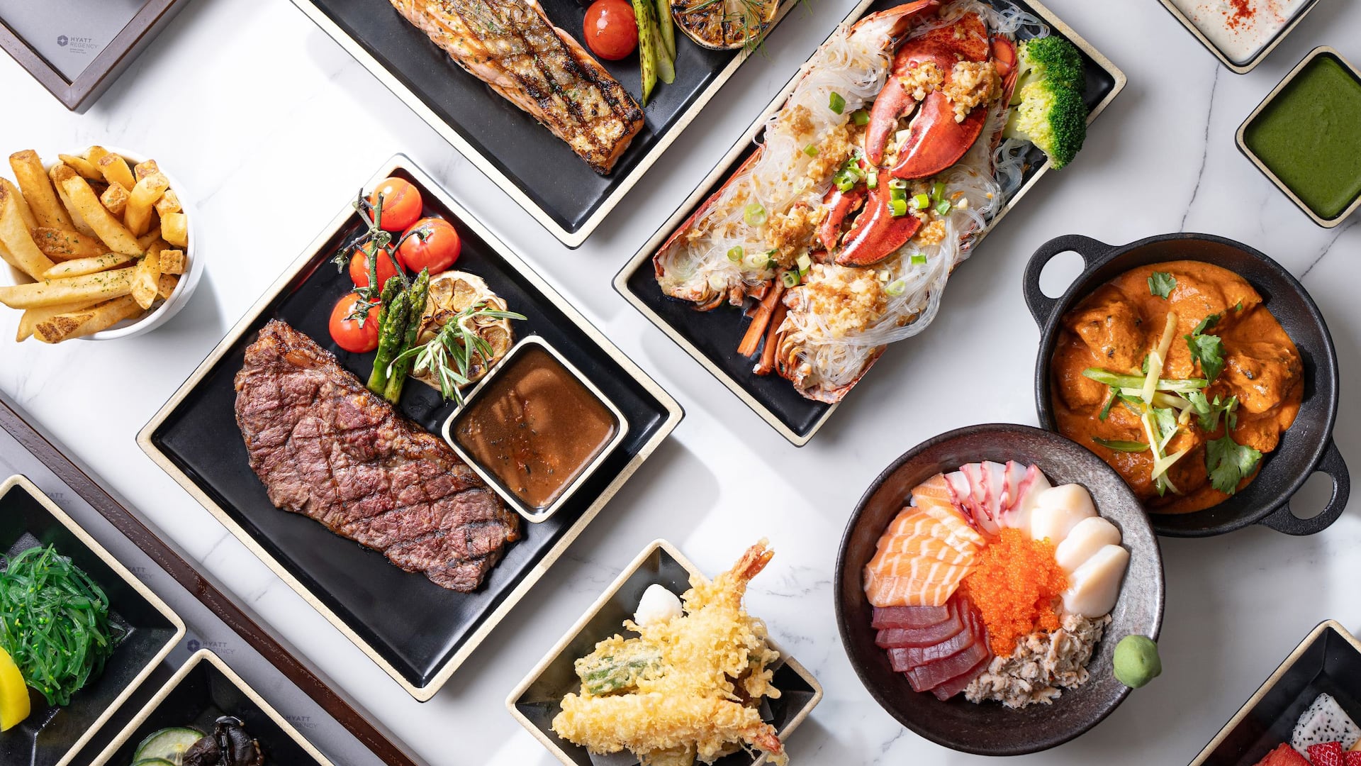 Hyatt Regency Hong Kong, Tsim Sha Tsui Cafe Semi Buffet Lunch Main Course