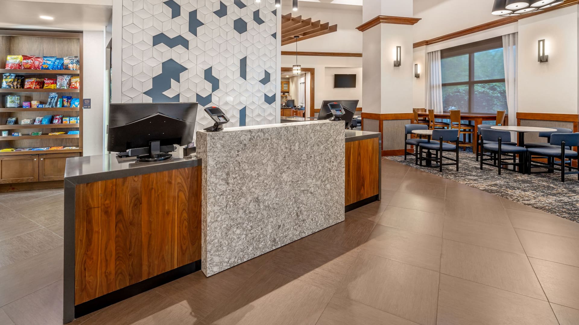 Hyatt Place Mystic Lobby Front Desk
