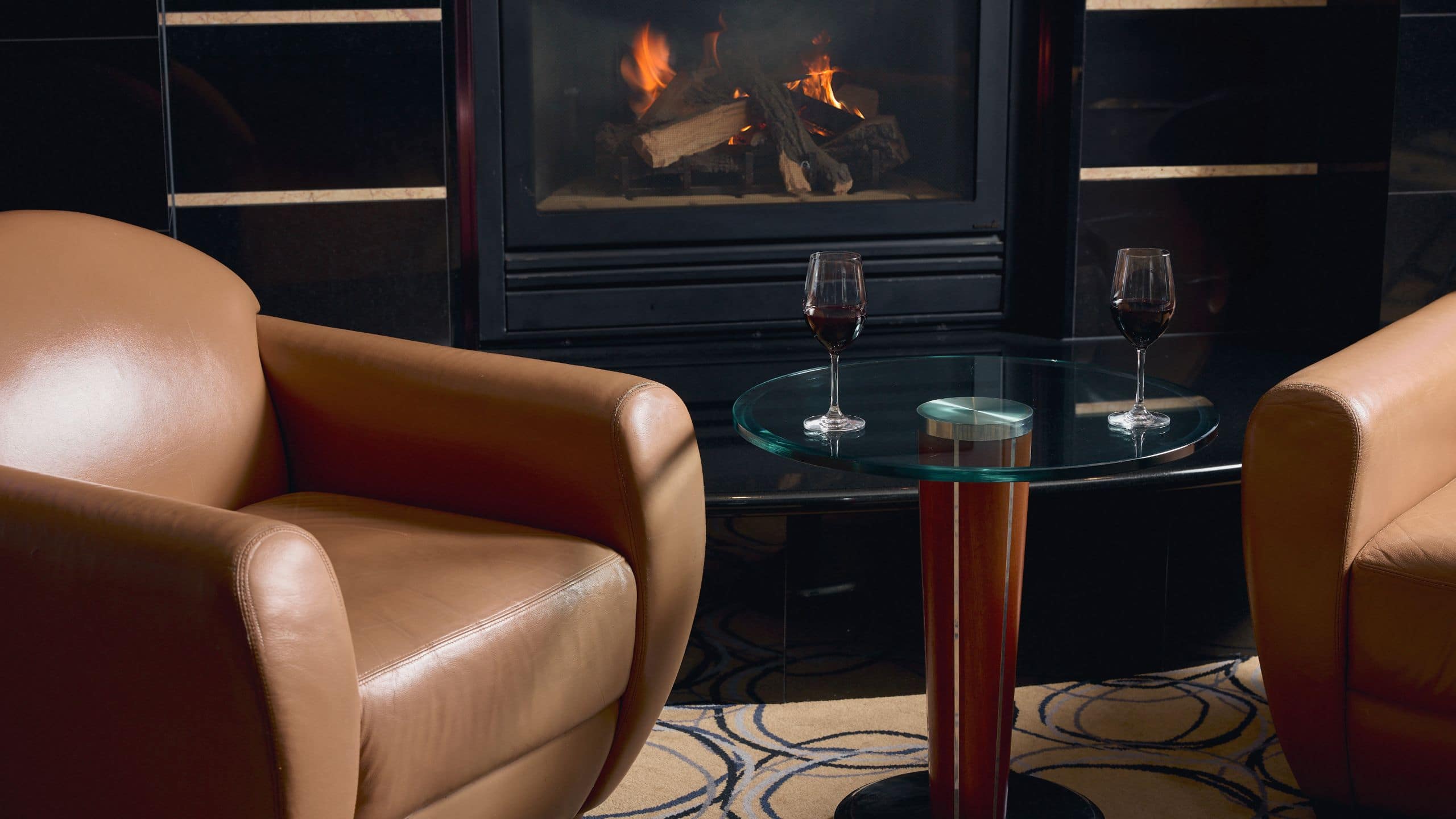 第 9，共 11 Park Hyatt Melbourne Park Lounge Event Wine Fire