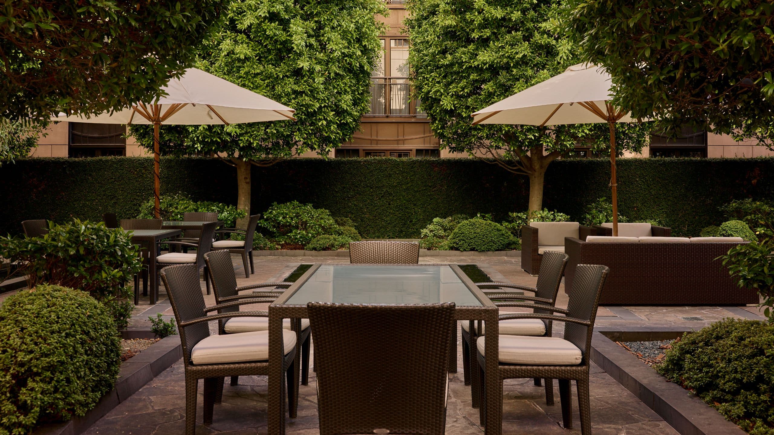 Park Hyatt Melbourne Trilogy Garden Daytime