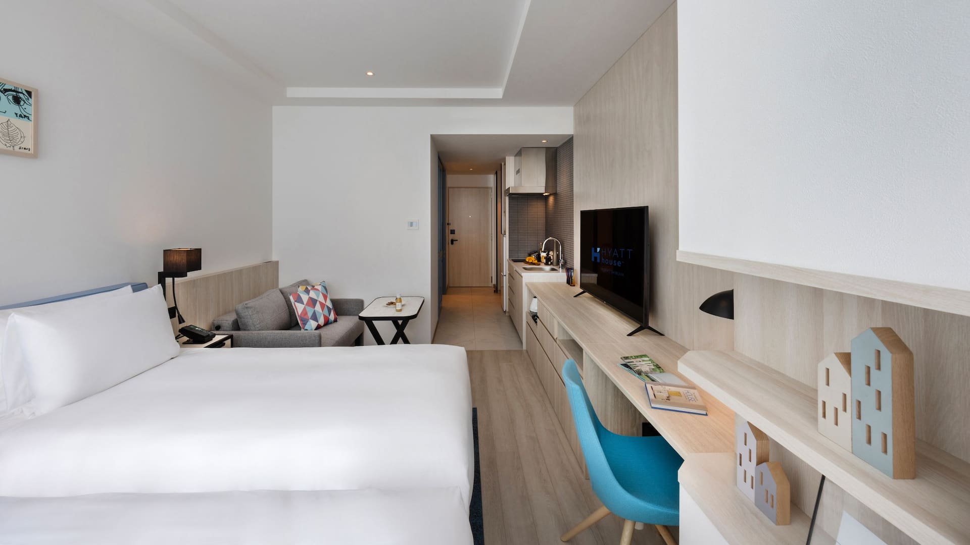 4 de 7 Hyatt House Tokyo Shibuya Two Twin Beds Guestroom