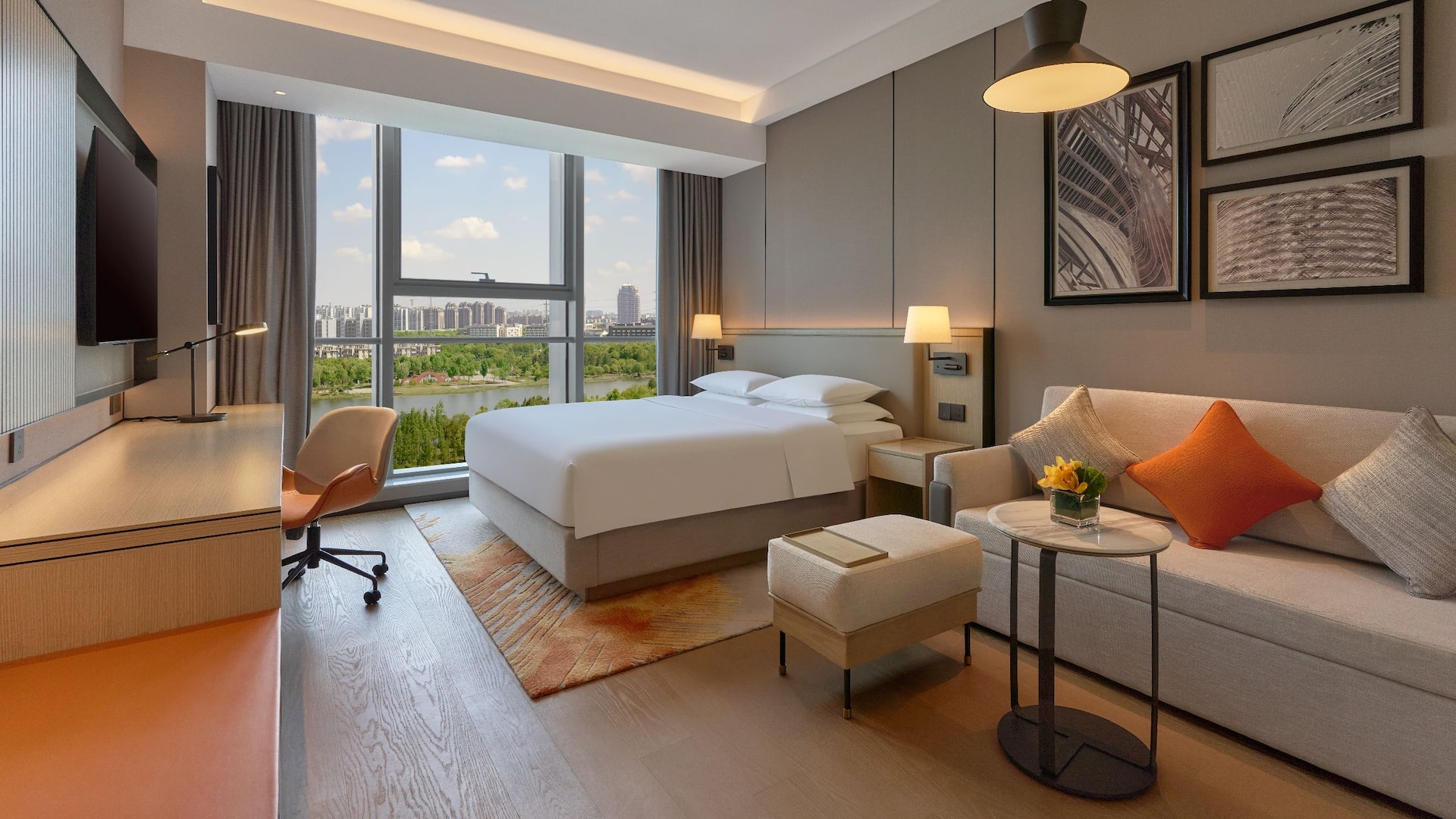 第 1，共 1 Hyatt Place Nantong, Xinghu City Plaza King Bed City View With Sofa Bed