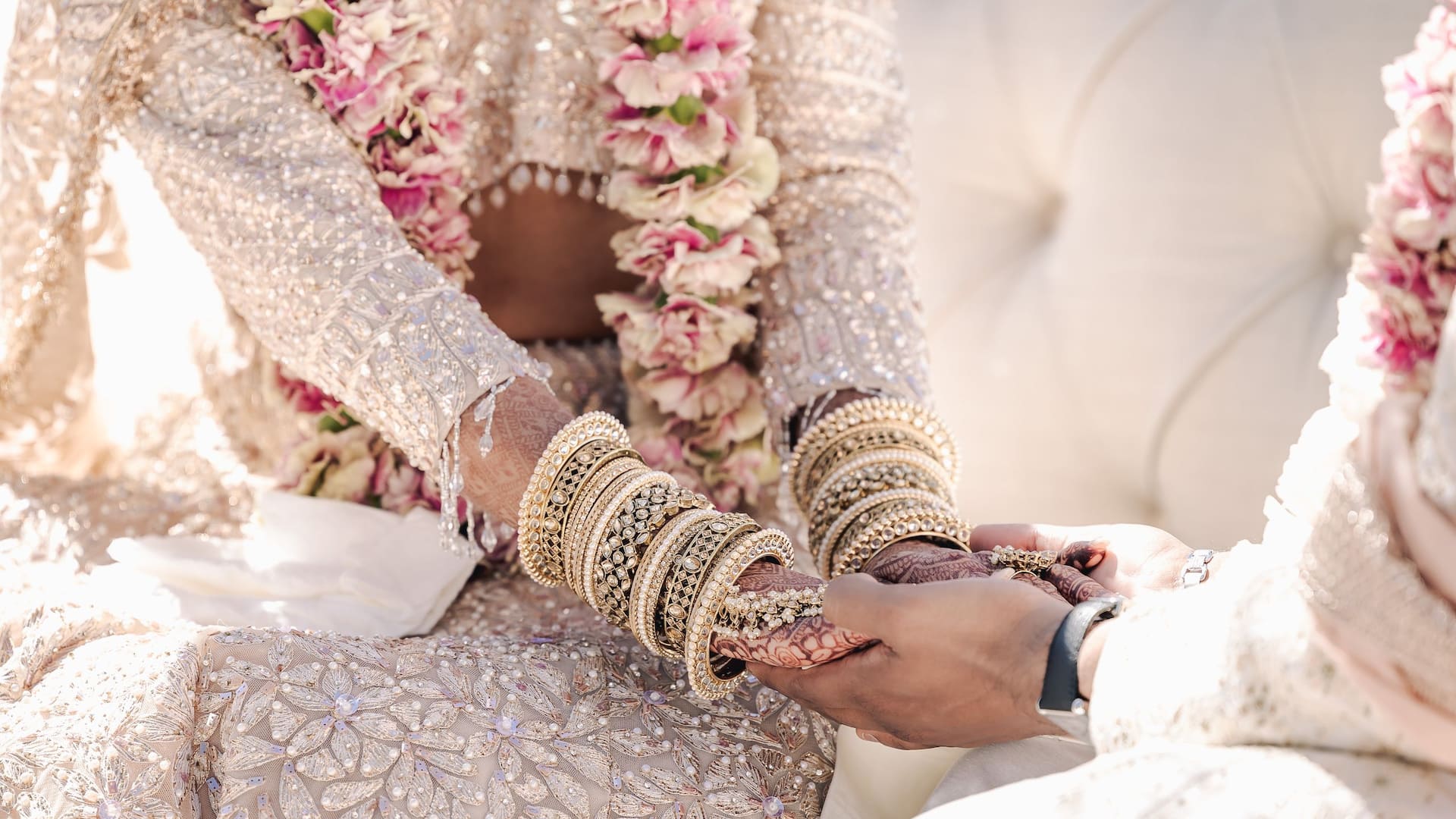 Hyatt Regency Lake Tahoe Resort, Spa and Casino Weddings Indian Wedding Holding Hands