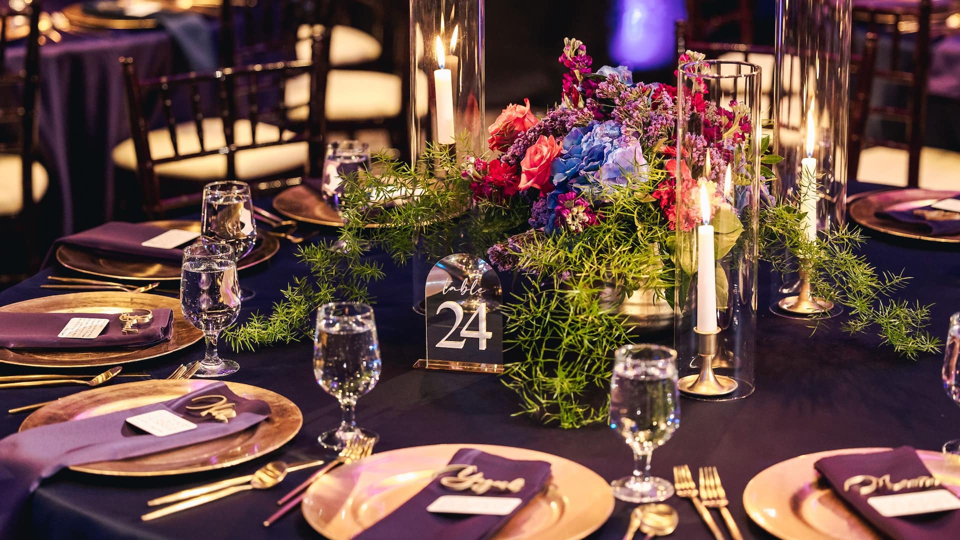Hyatt Regency Lake Tahoe Resort, Spa and Casino Weddings Regency Ballroom Table Details