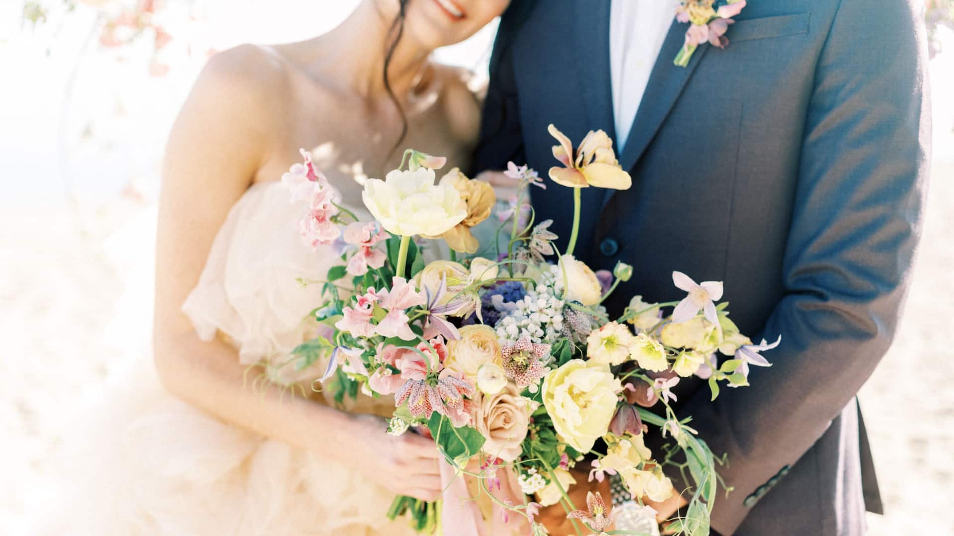 Hyatt Regency Lake Tahoe Resort, Spa and Casino Wedding Couple Flower Bouquet