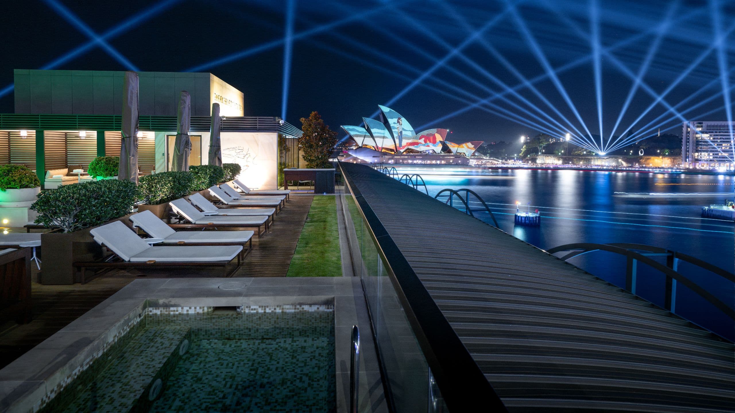 Park Hyatt Sydney Rooftop Pool View