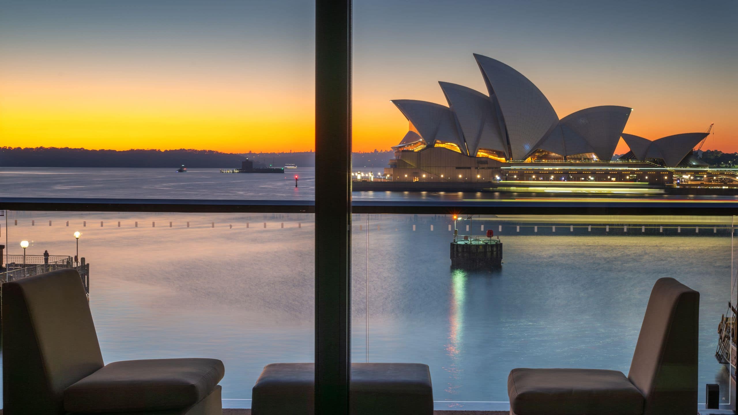 Park Hyatt Sydney Harbour Sunrise on the Balcony