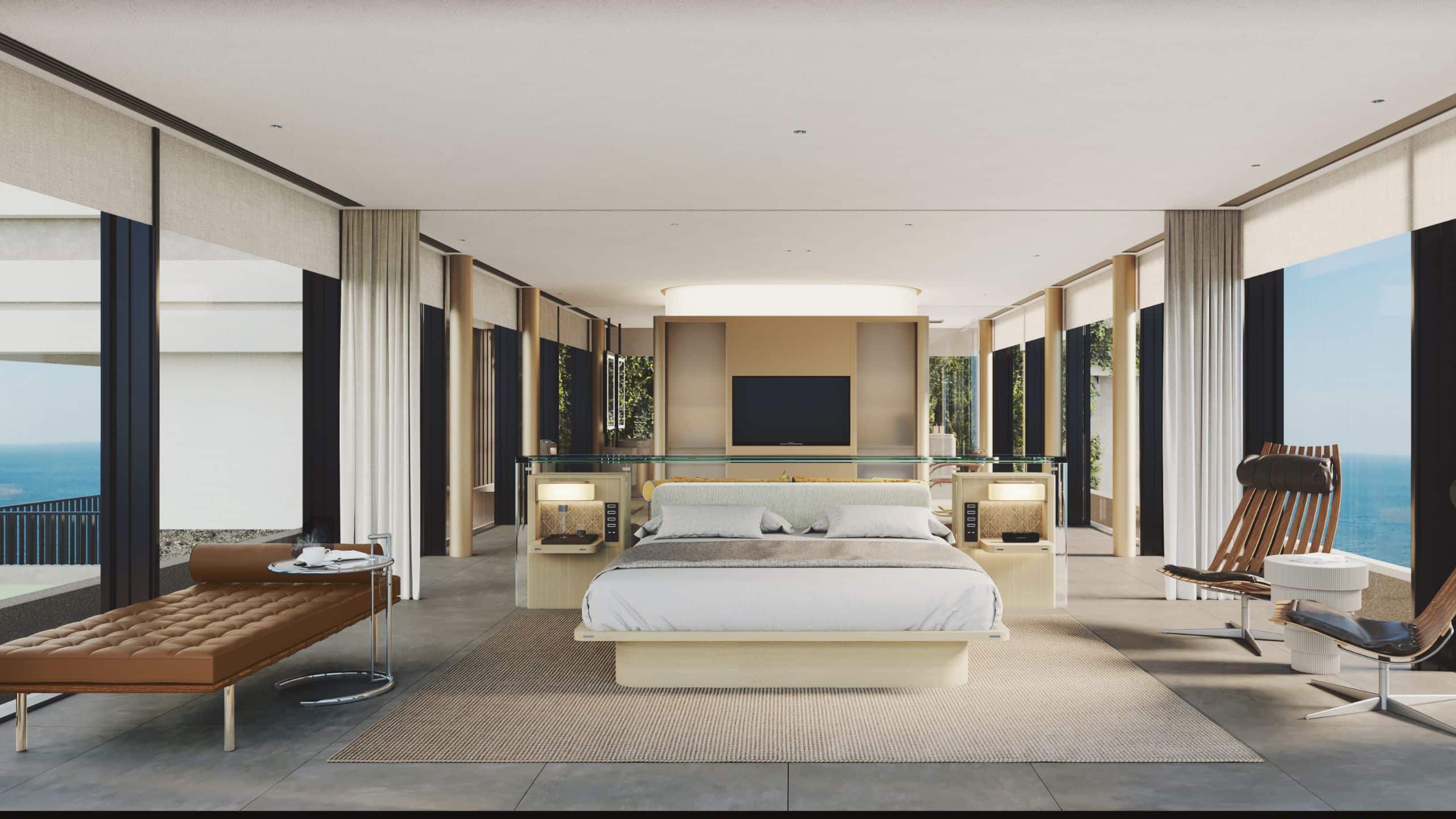 Alila Dongao Island Ocean View Suite Premier Bedroom