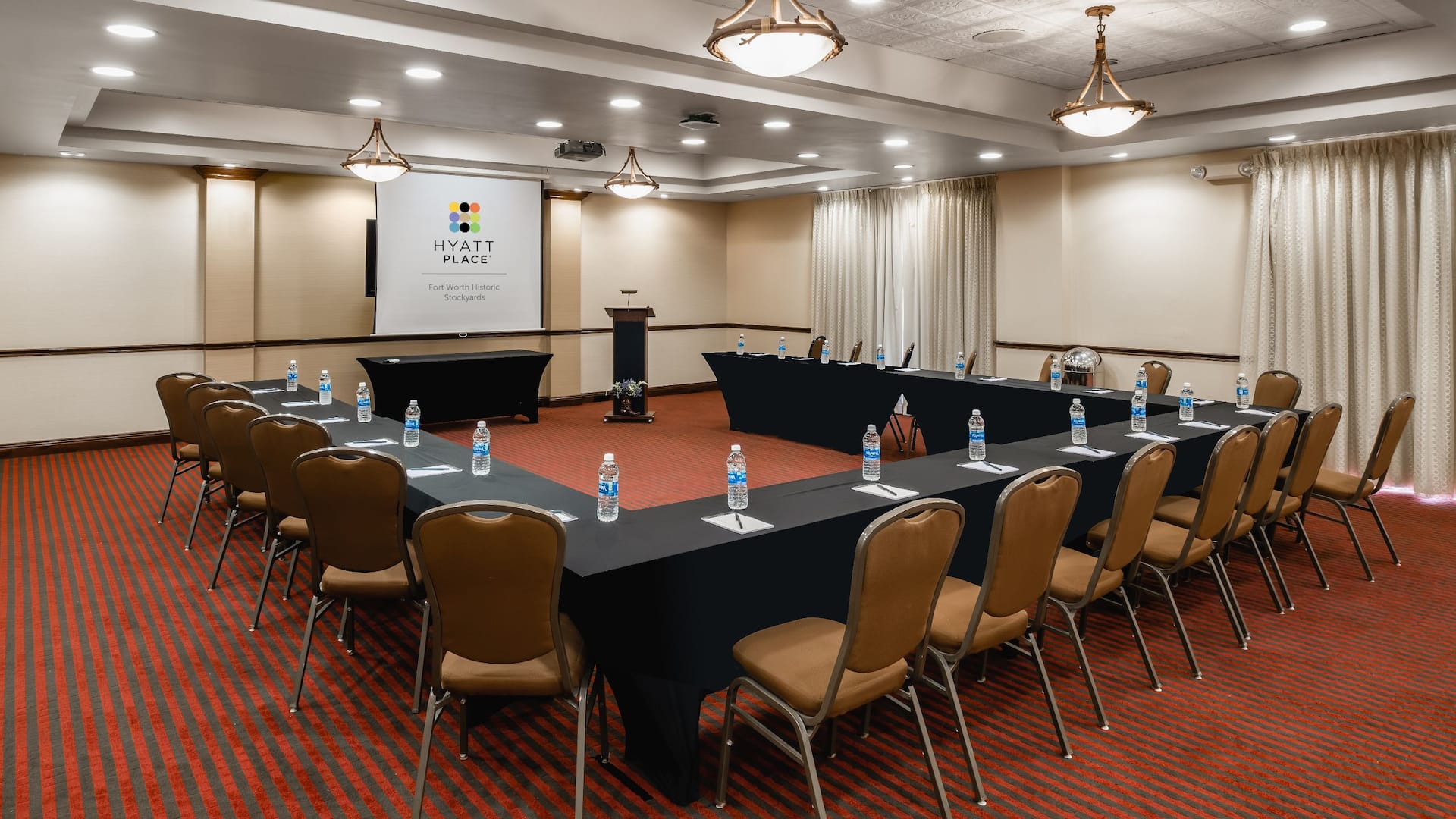 1 of 1 Hyatt Place Fort Worth Historic Stockyards Meeting Space U Shape