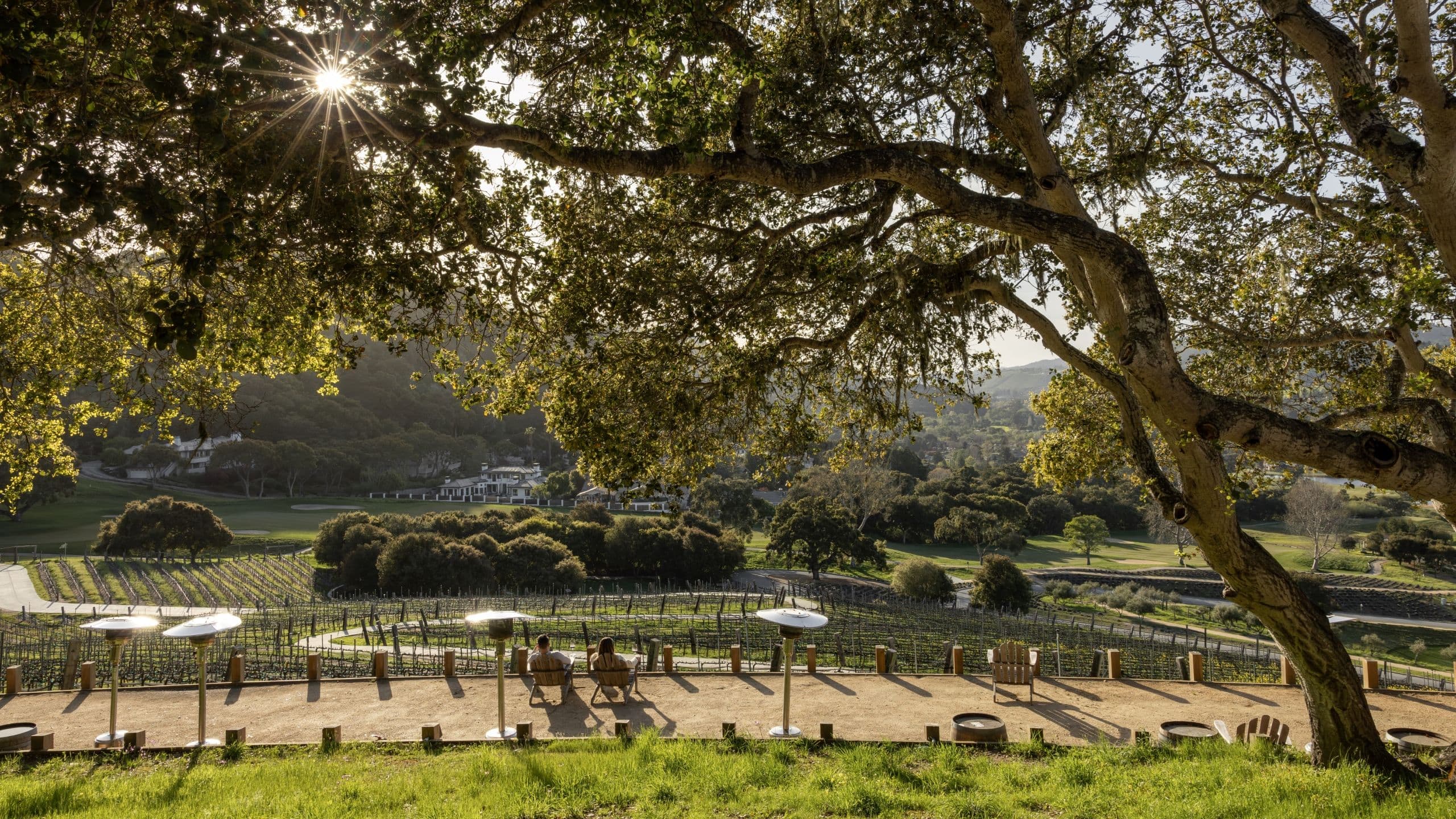 1 of 5 Carmel Valley Ranch Grounds Harvest Landing Sunset