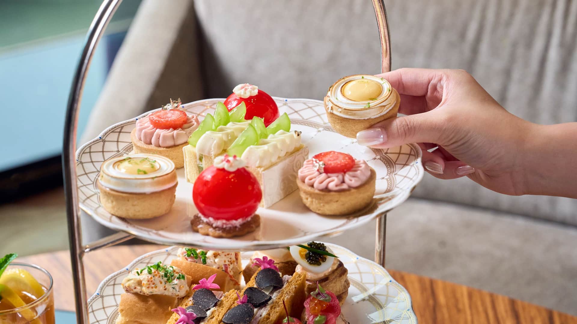 Grand Hyatt Hong Kong Tiffin Summer Afternoon Tea Close Up