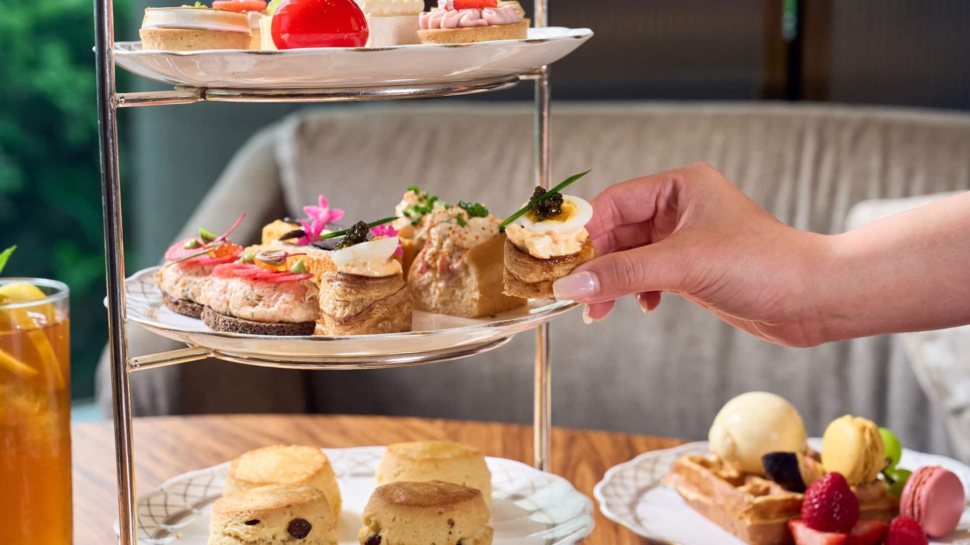 Grand Hyatt Hong Kong Tiffin Summer Afternoon Tea Food