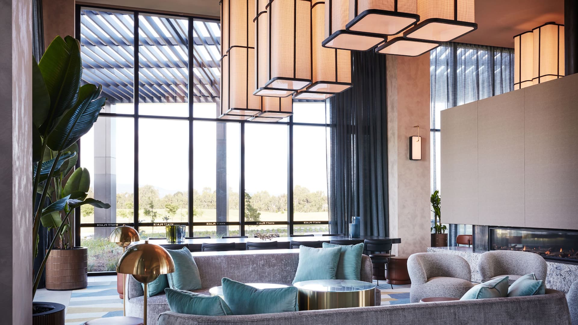 Hyatt Place Melbourne Caribbean Park Lobby Lounge Seating Area