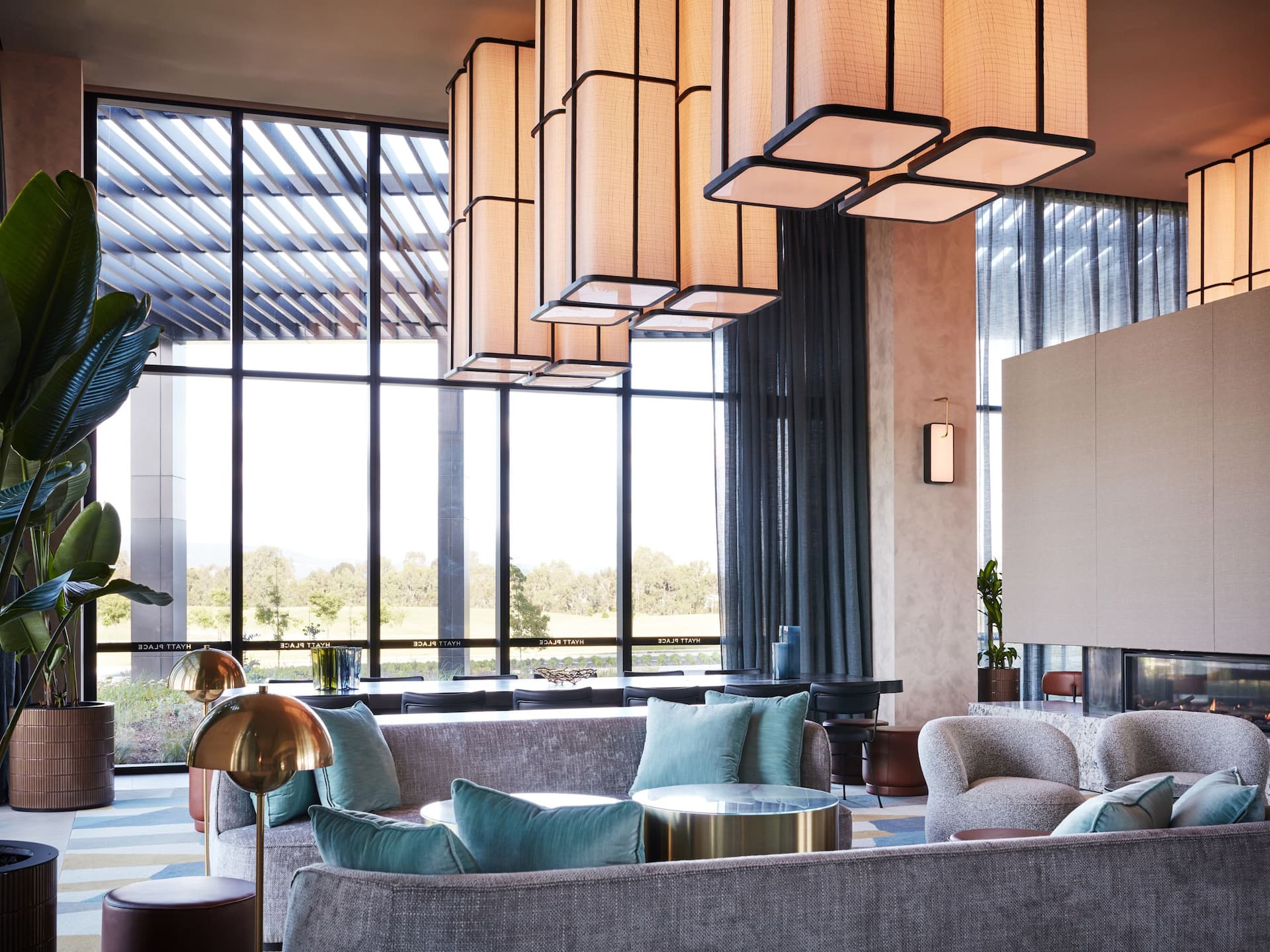 Hyatt Place Melbourne Caribbean Park Lobby Lounge Seating Area