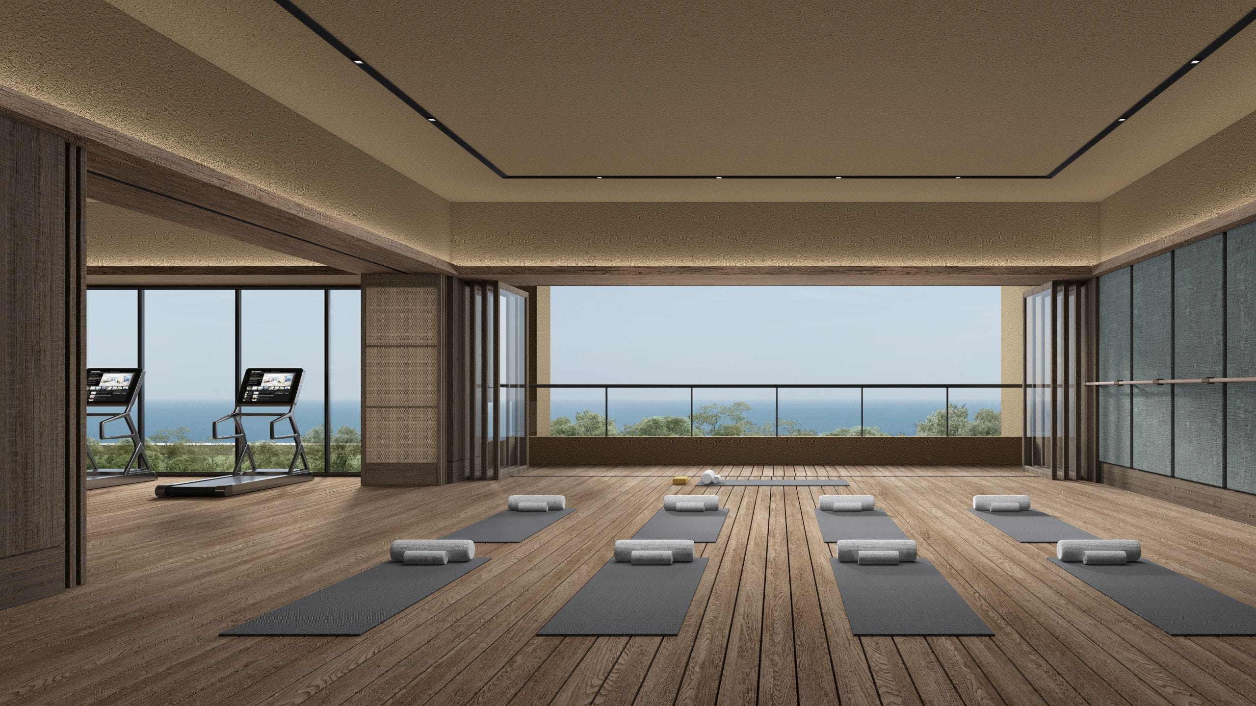 Alila Dongao Island Yoga Room