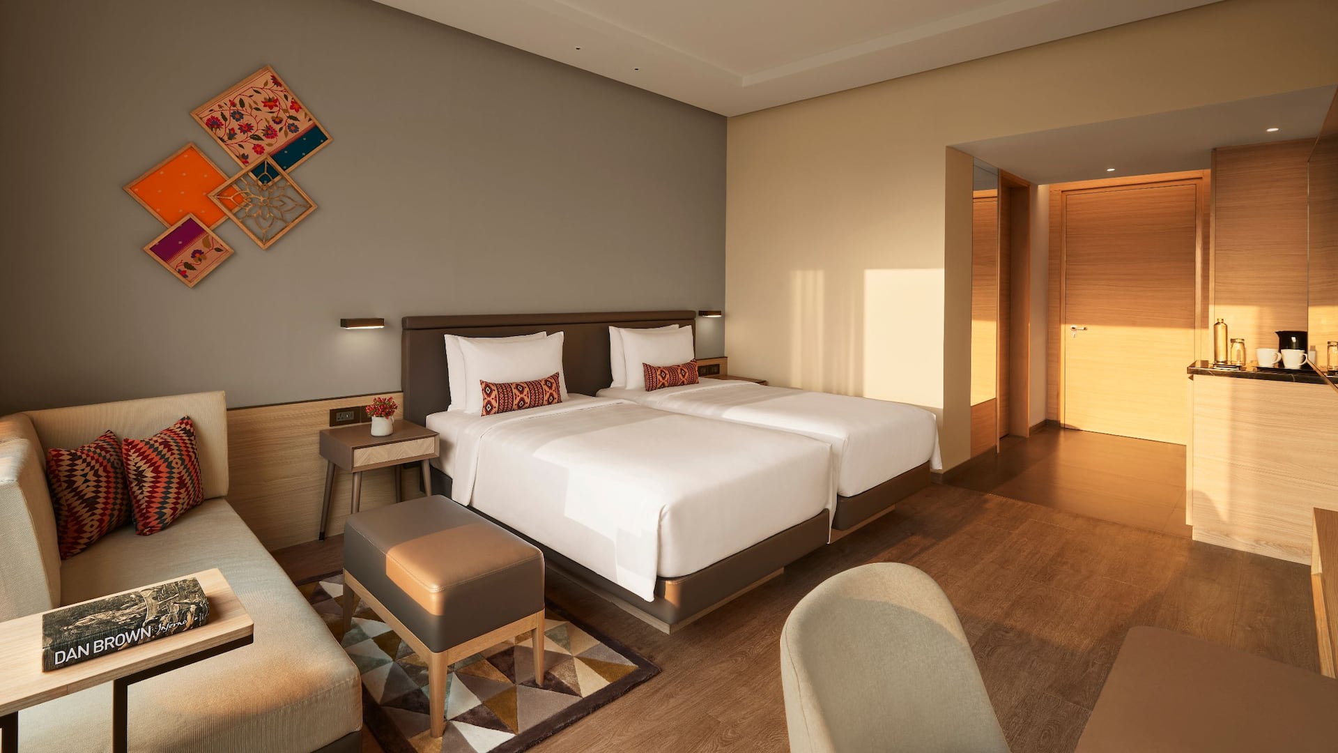 Hyatt Place Aurangabad Airport Two Twin Bedroom