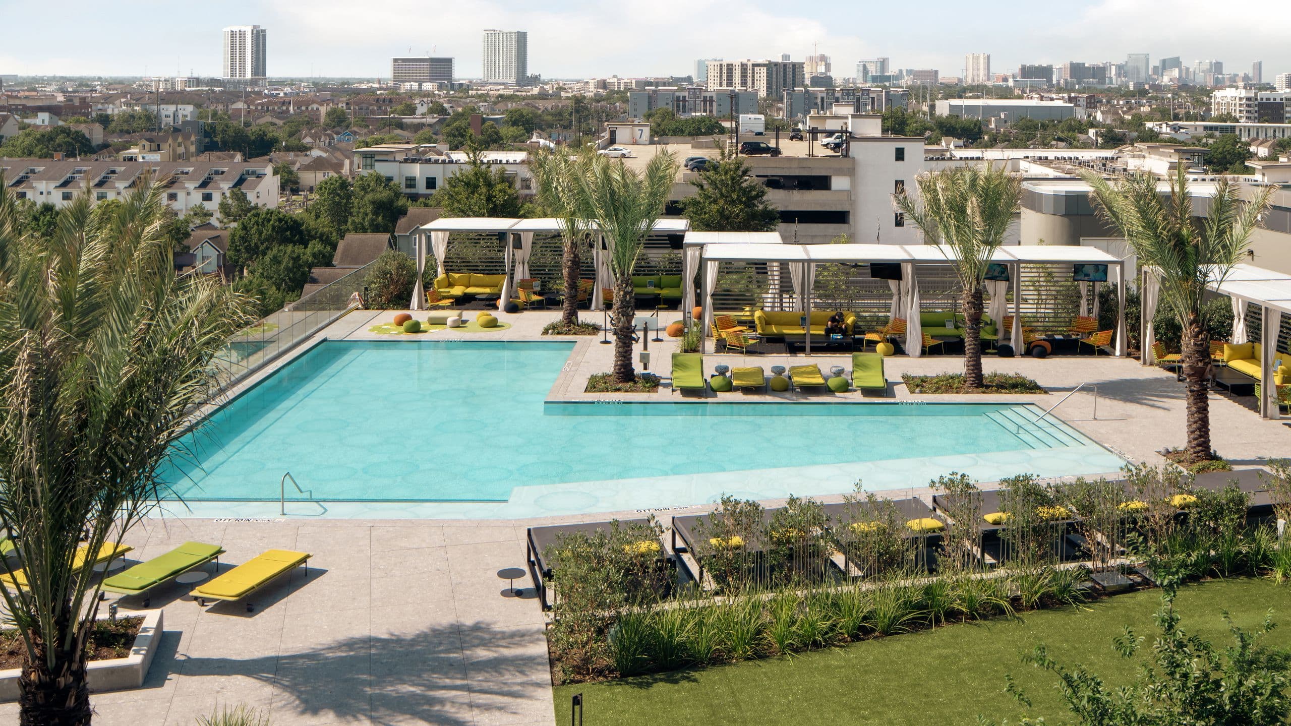 Thompson Houston Pool View From Penthouse