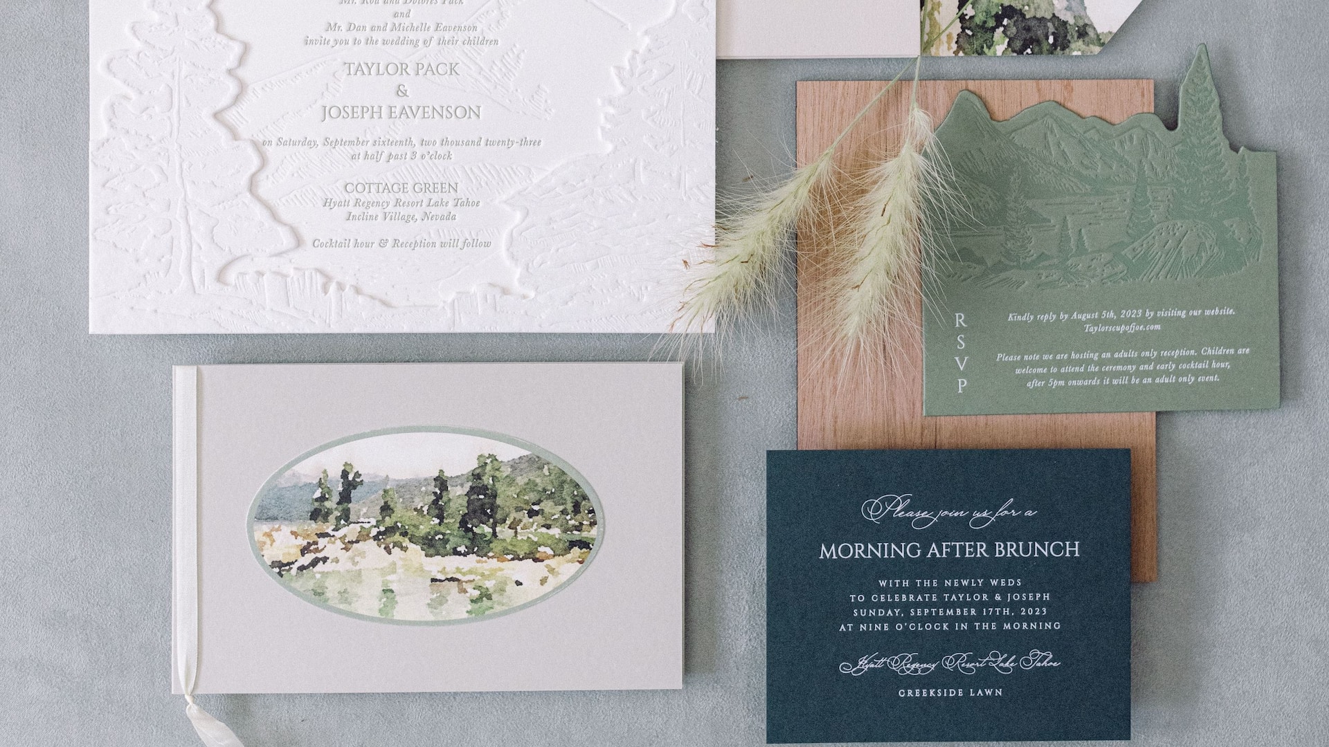 Hyatt Regency Lake Tahoe Resort, Spa and Casino Weddings Tahoe Invitation Suite