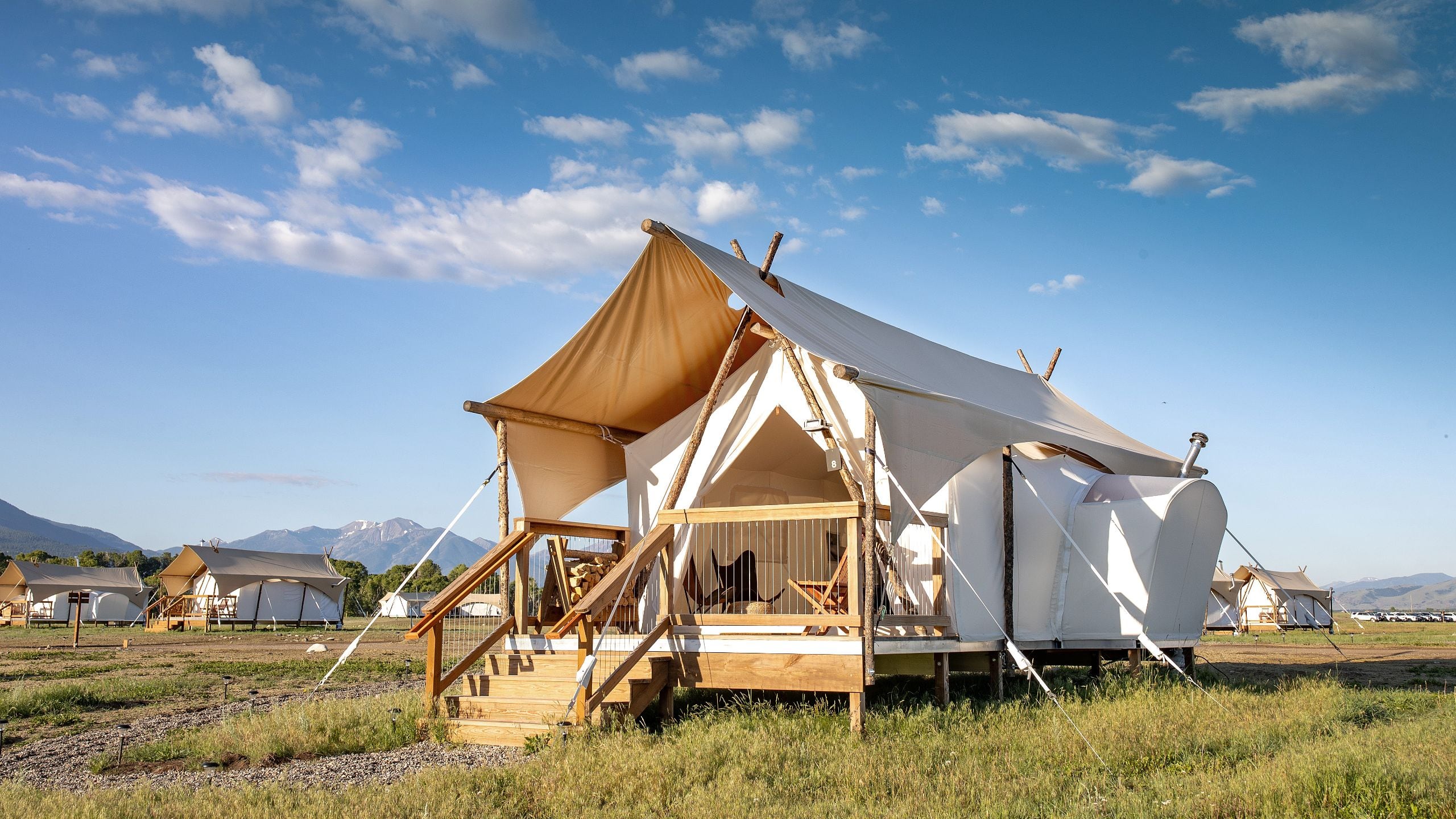 Under canvas camping cheap