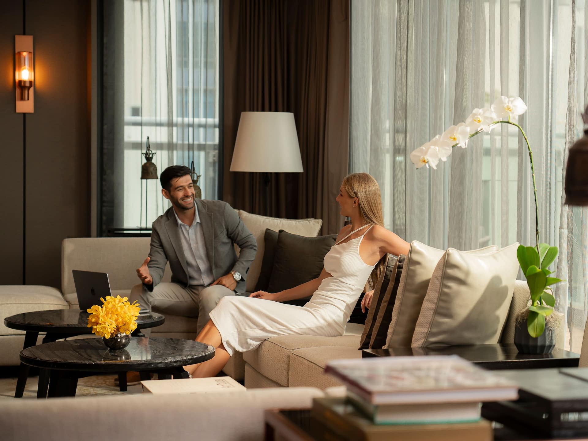 Hyatt Regency Bangkok Sukhumvit Suite Living Room