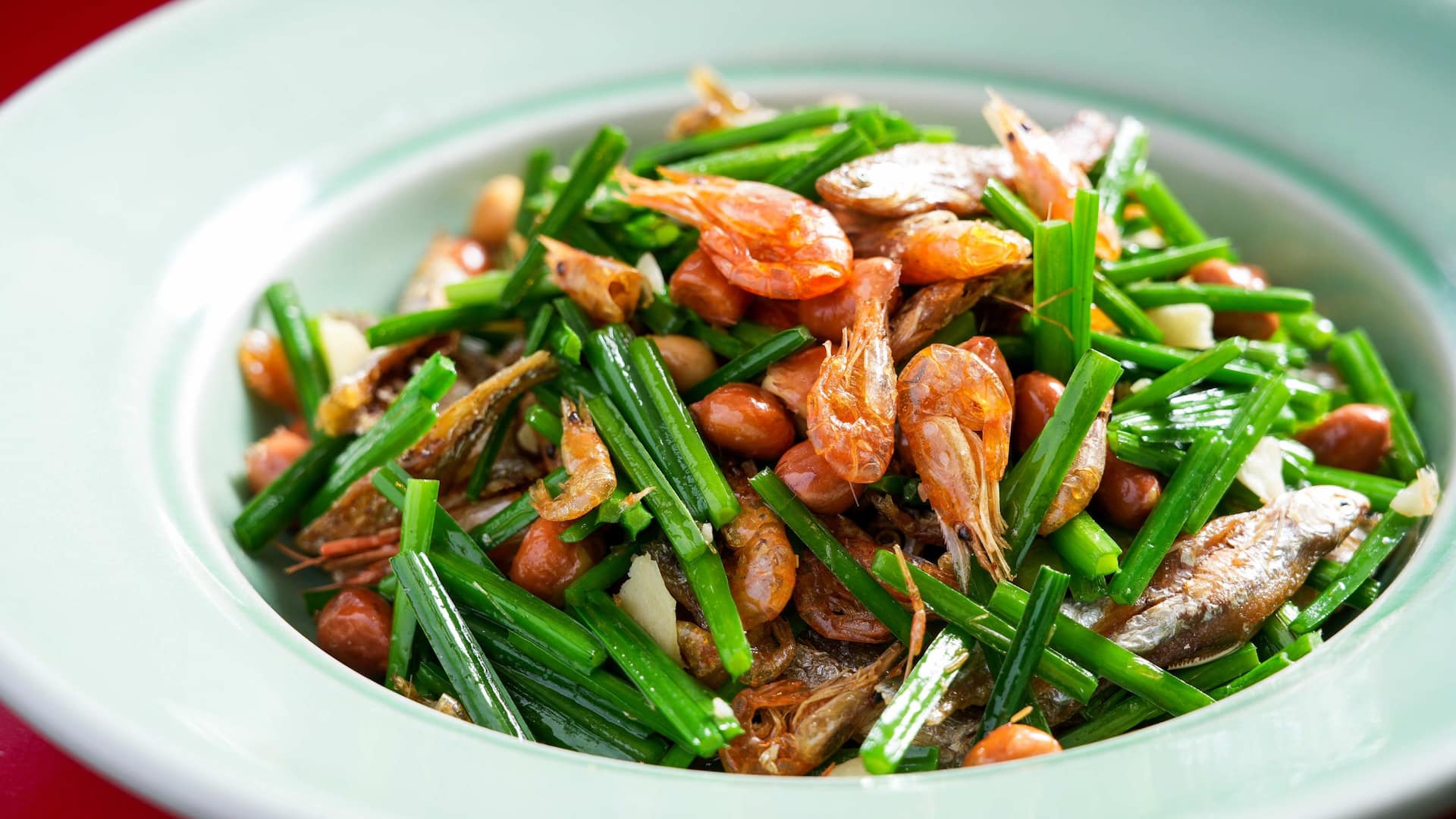 Hyatt Regency Hong Kong, Sha Tin Stir Fried River Shrimp Dried Whitebait Chive Stem
