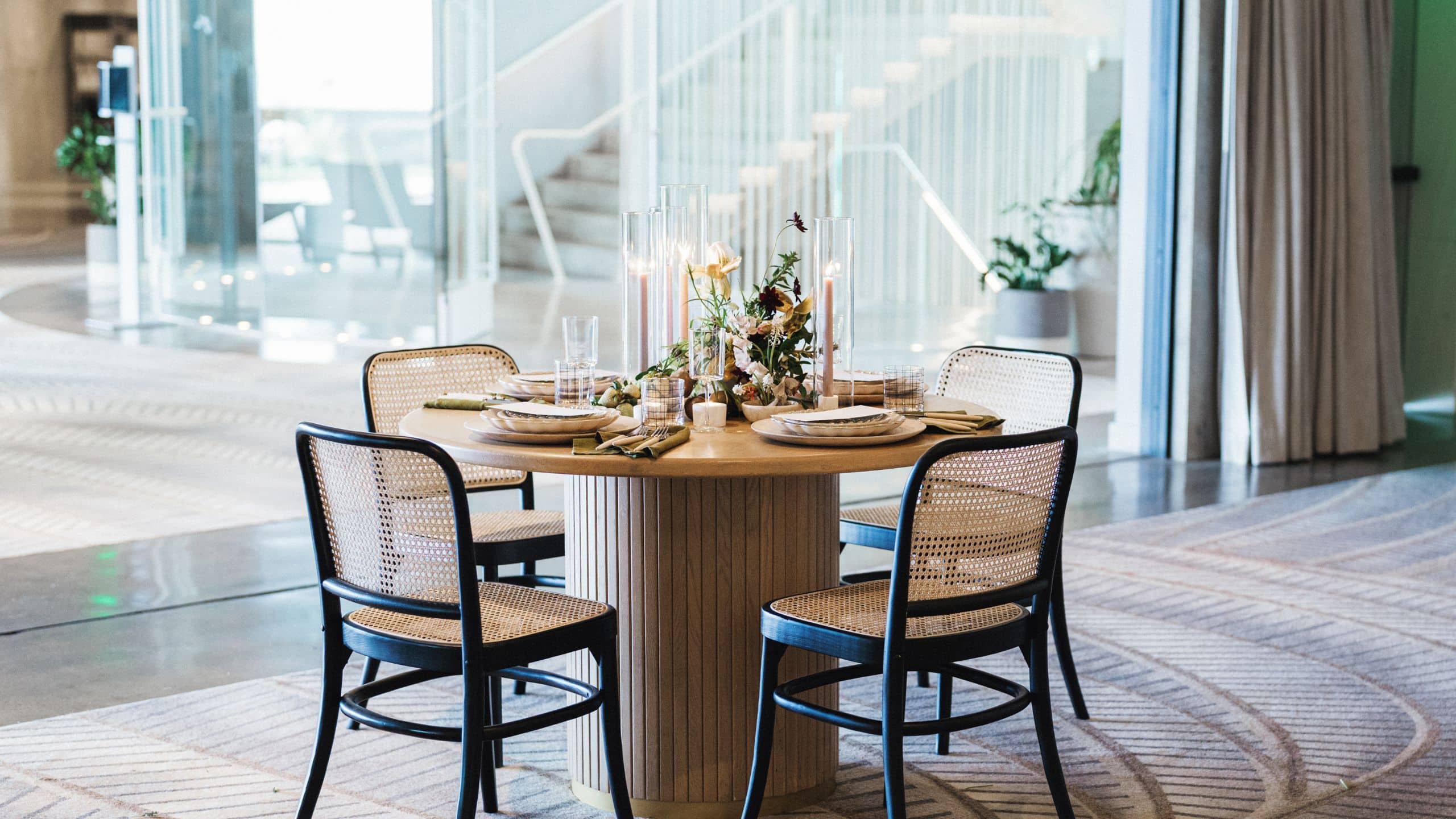 Alila Marea Beach Resort Encinitas Wedding Dining Table Wide