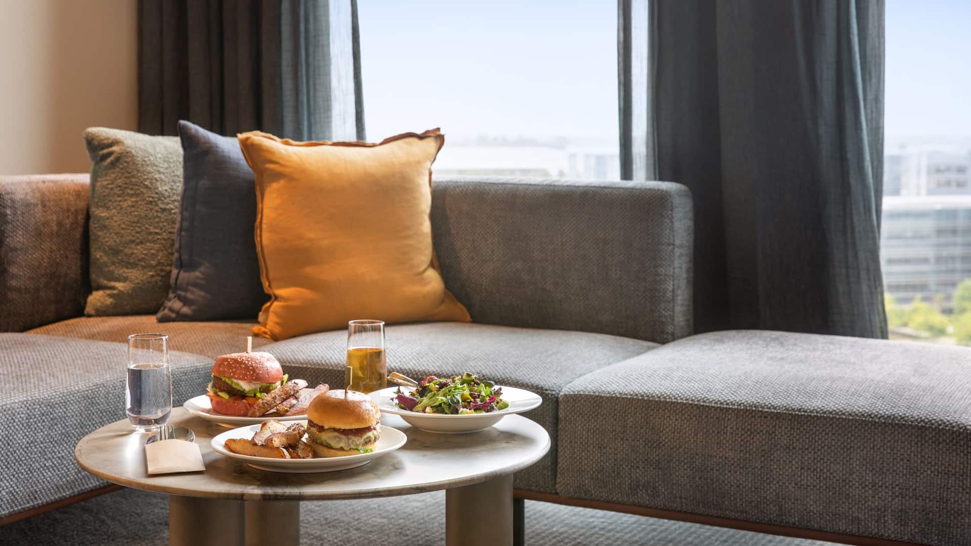 Hyatt Place Melbourne Caribbean Park In Room Dining Sofa
